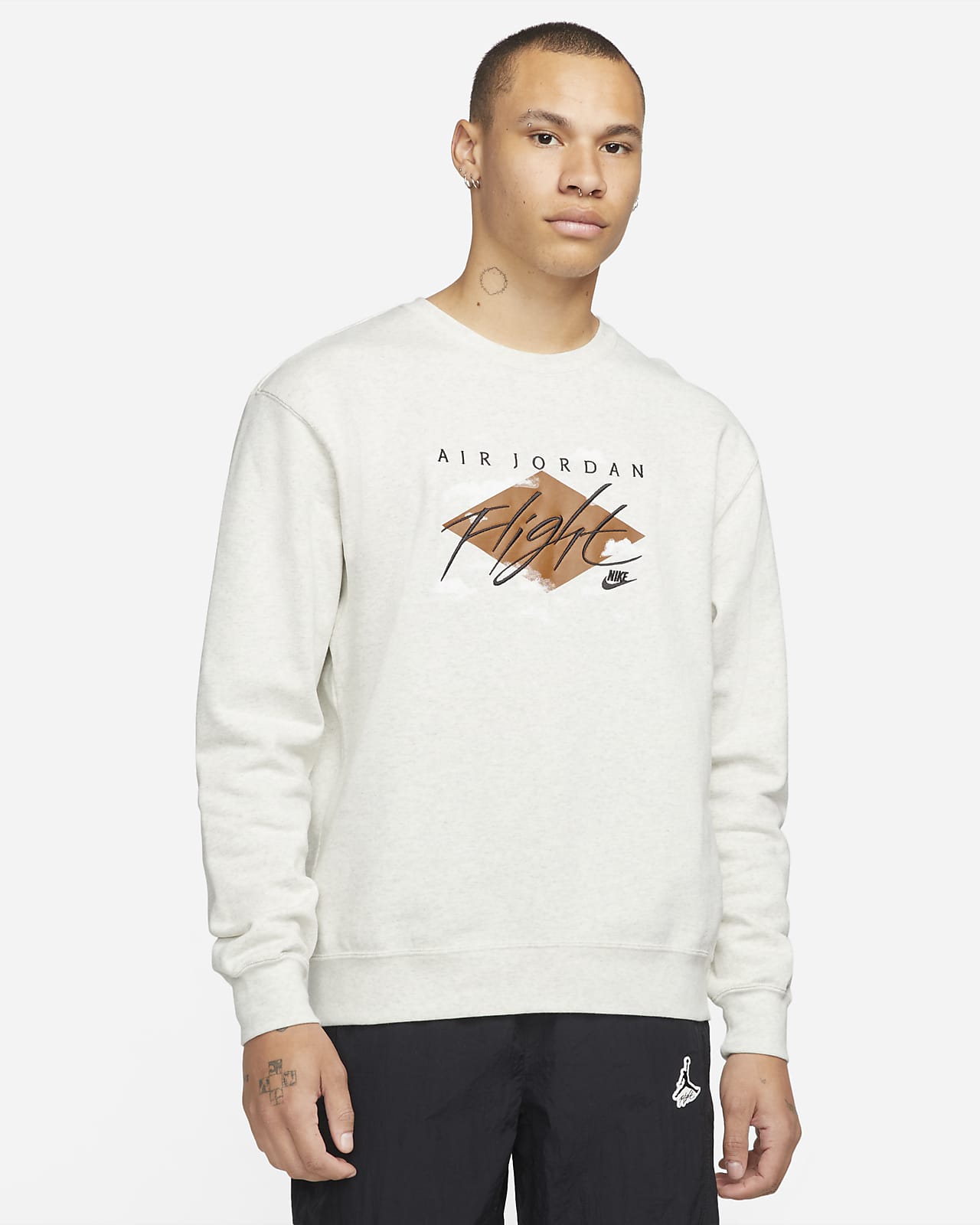 Felpa a girocollo in fleece Jordan Statement Essentials - Uomo. Nike IT