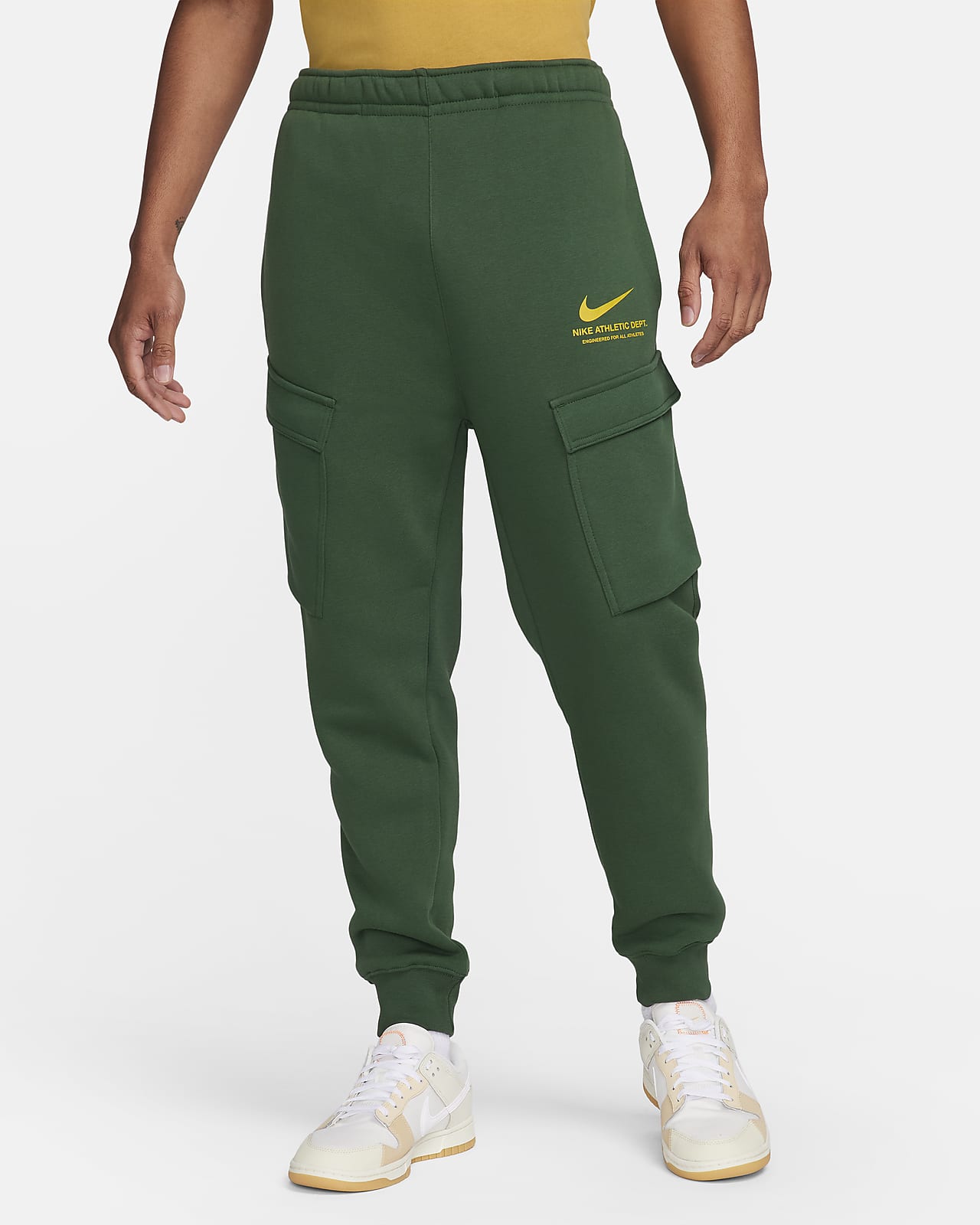 Cargobyxor i fleece Nike Sportswear för män