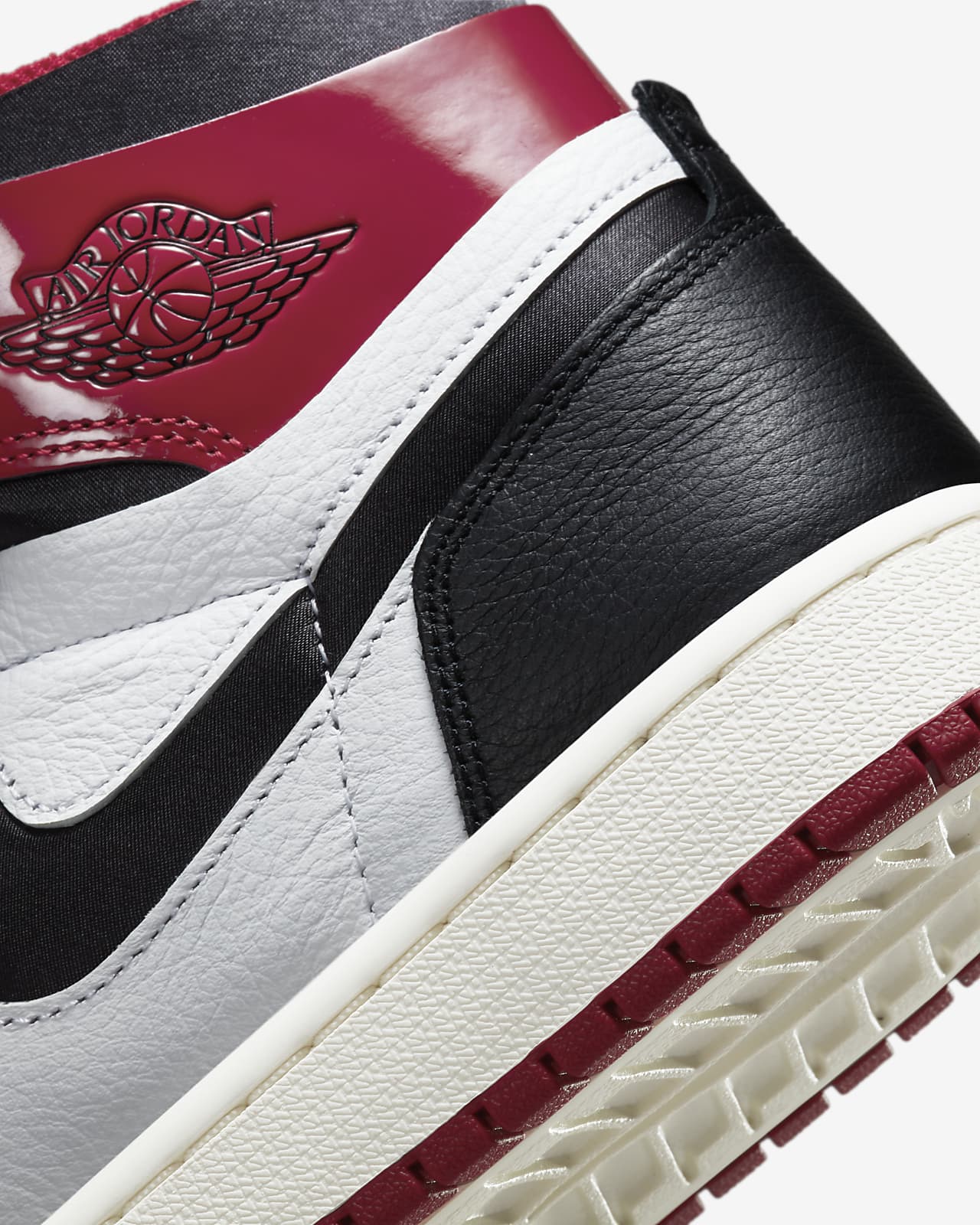 nike air jordan 1 red white black womens