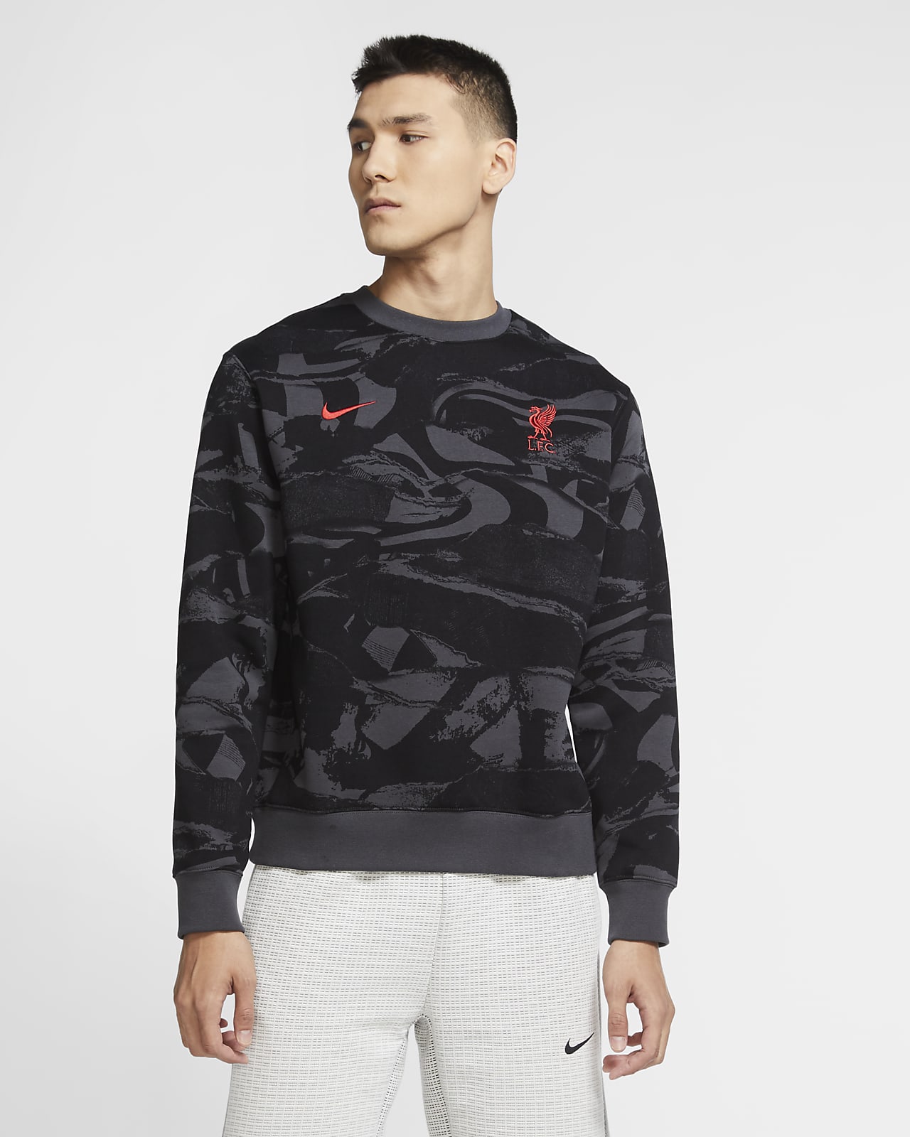 Sudadera de tejido Fleece para hombre Liverpool FC. Nike.com