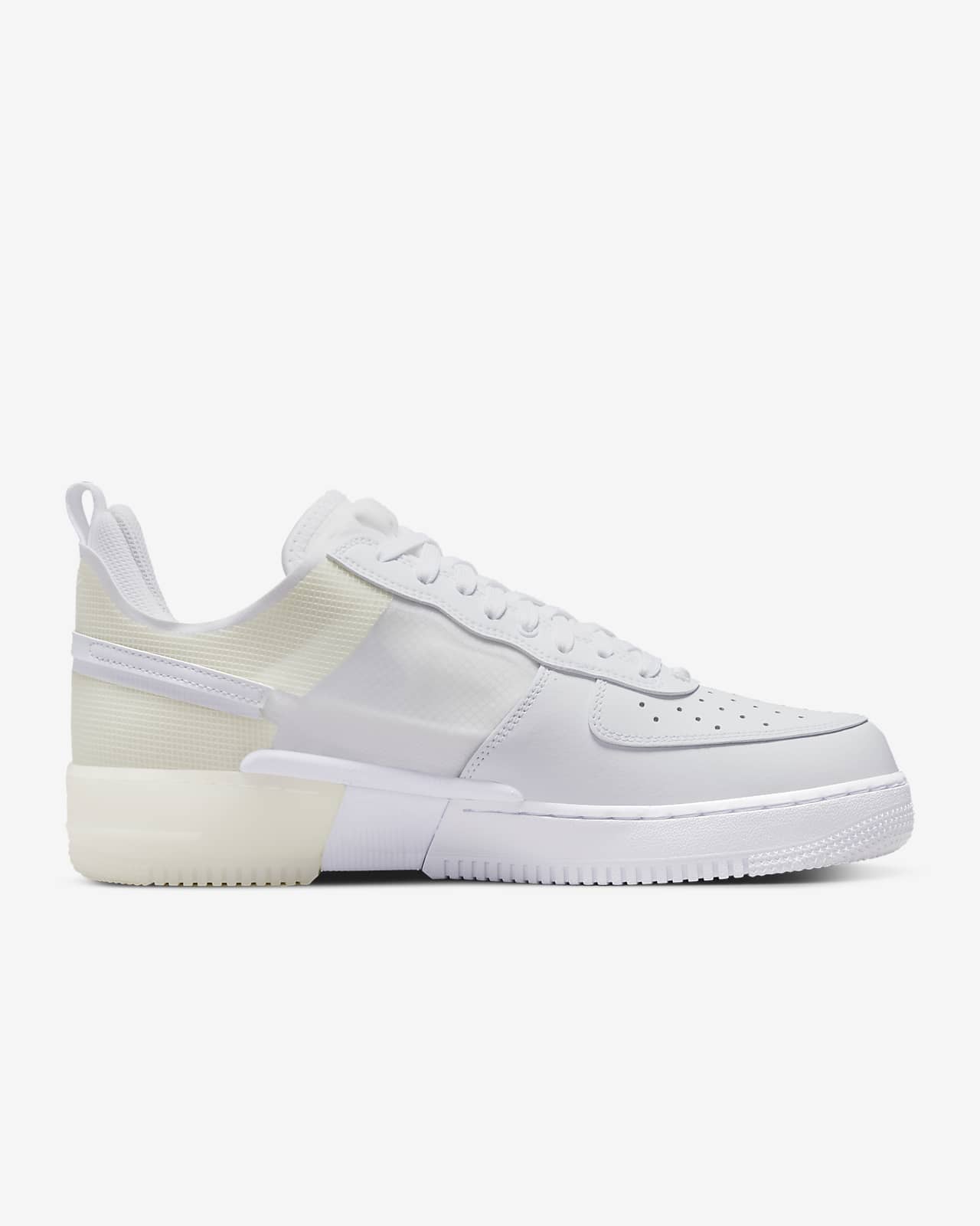 nike air force 1 react bianche