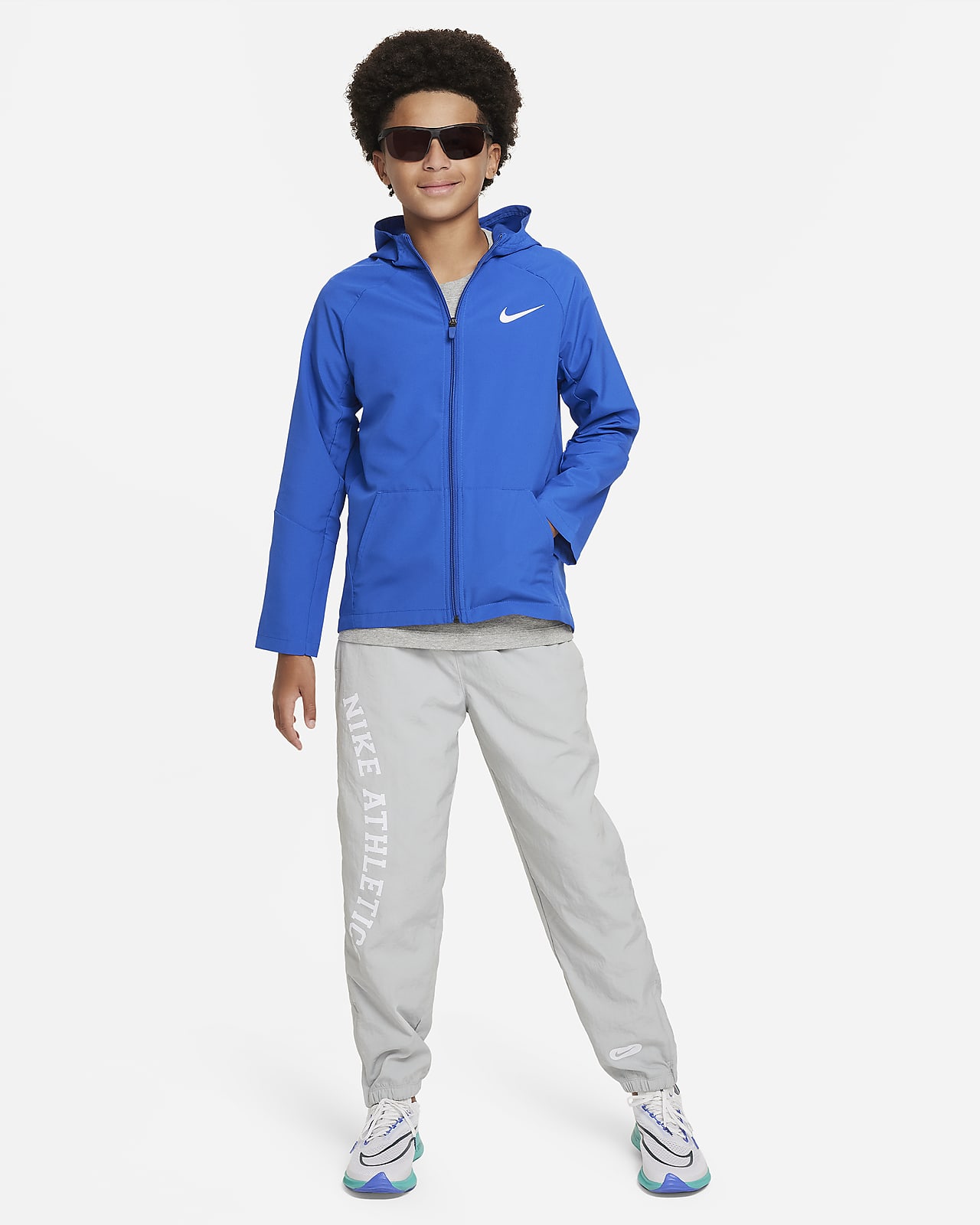 ナイキ Dri-FIT ジュニア (ボーイズ) ウーブン トレーニングジャケット