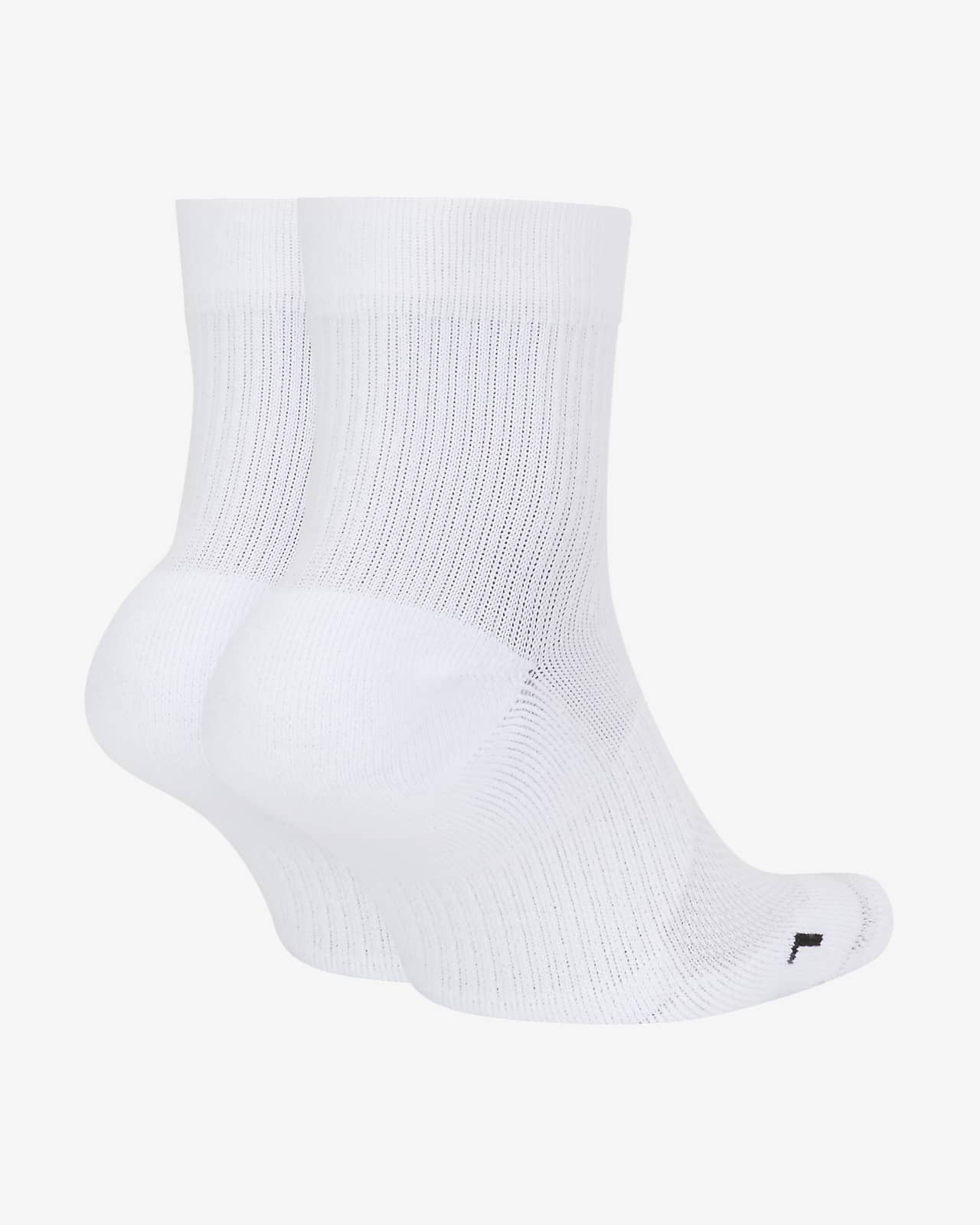NikeCourt Multiplier Max Tennis Ankle Socks (2 Pairs). Nike AU