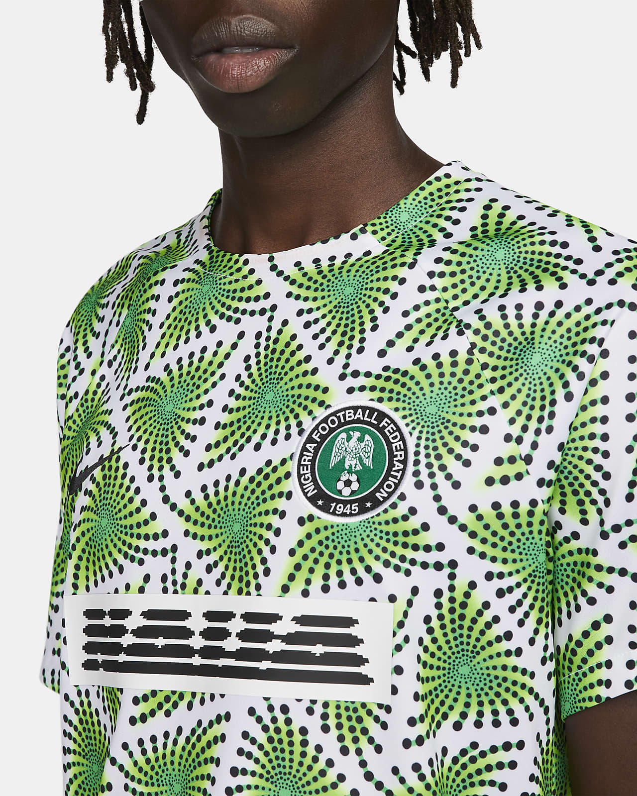 Playera fútbol antes del partido Nike para hombre Nigeria. Nike.com