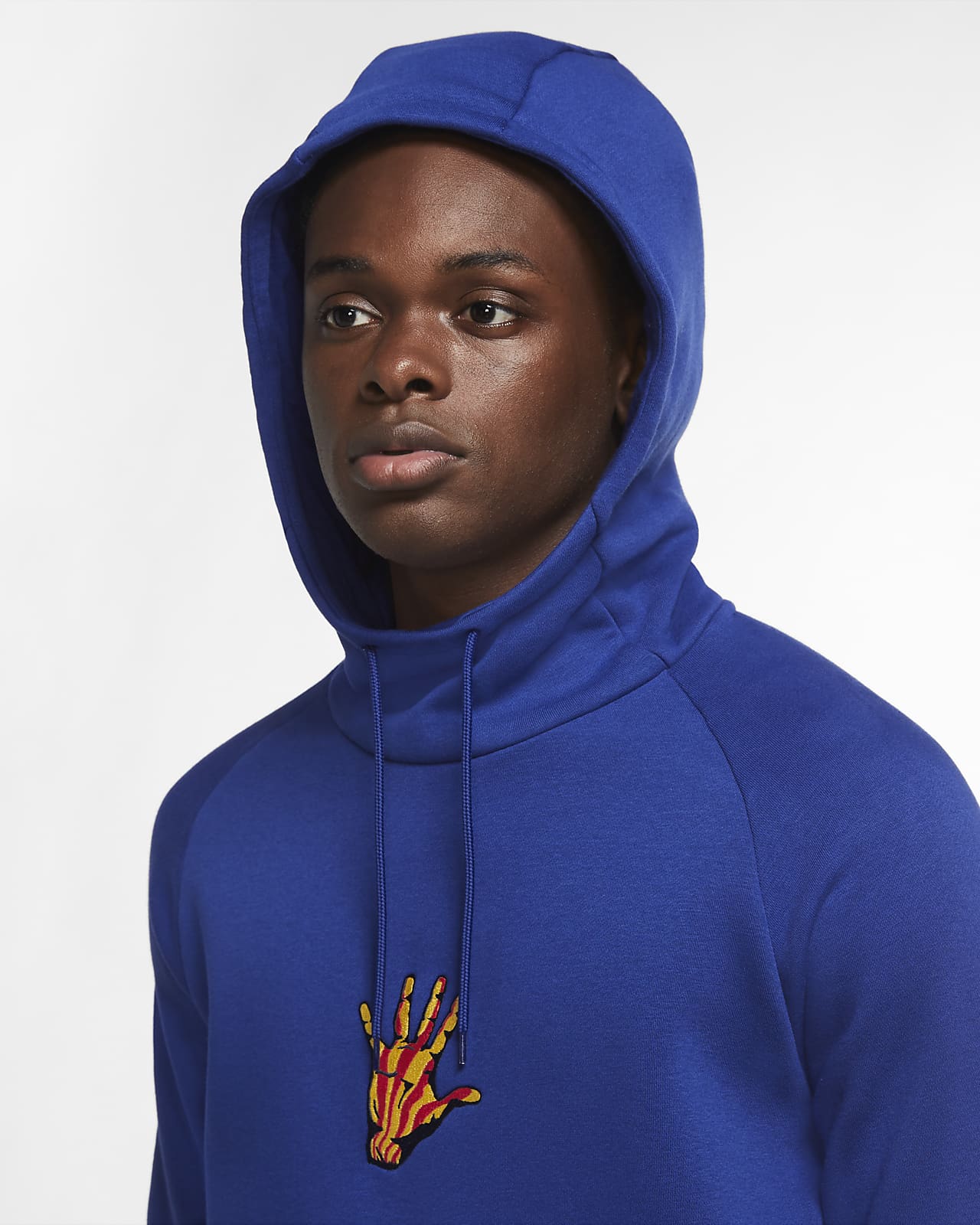 fc barcelona fleece hoodie