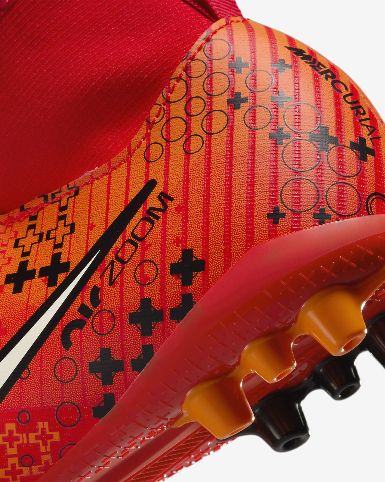 Scarpa da calcio a taglio alto AG Nike Jr. Superfly 9 Academy