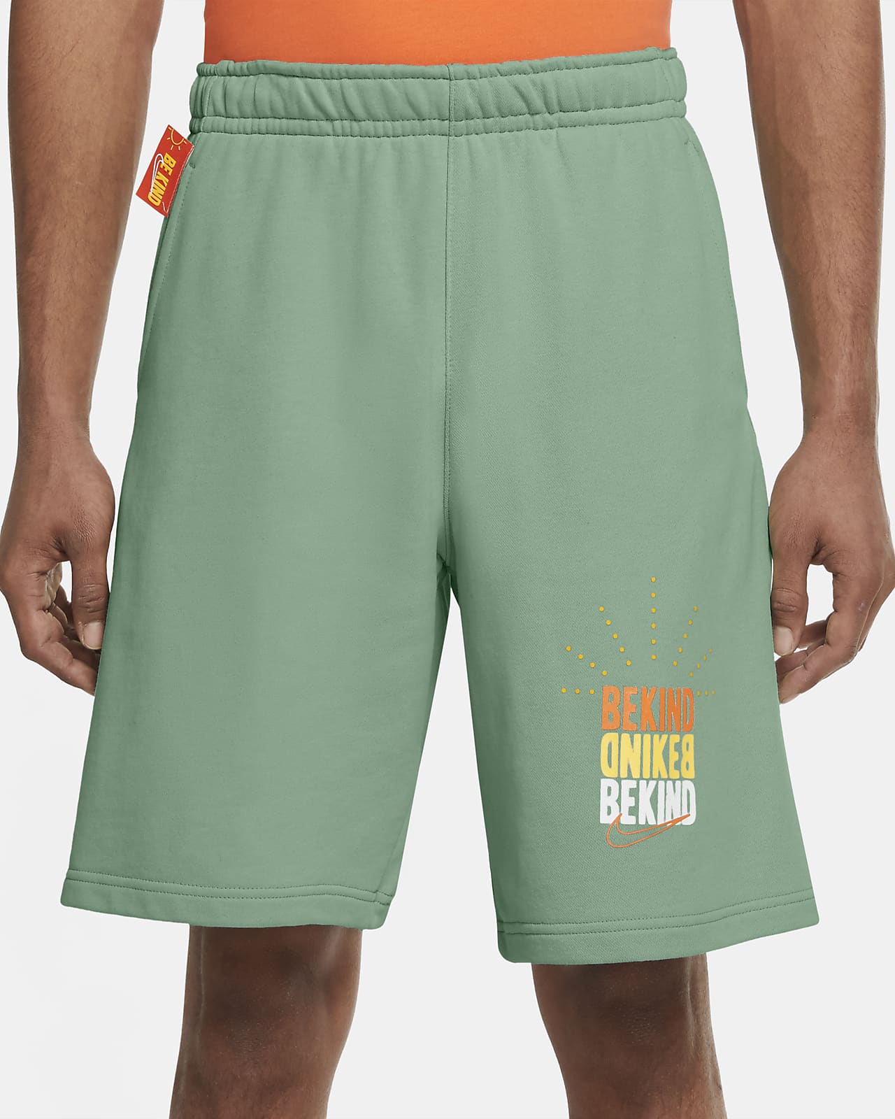 nike club fleece shorts green