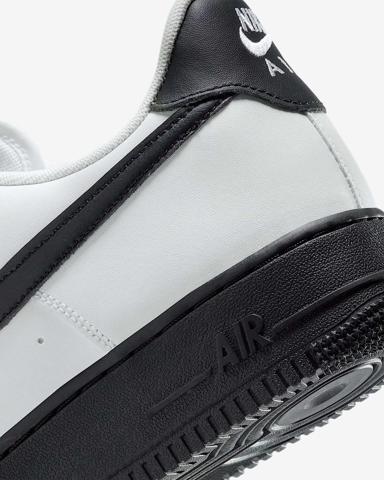 nike air force 1 black leather mens