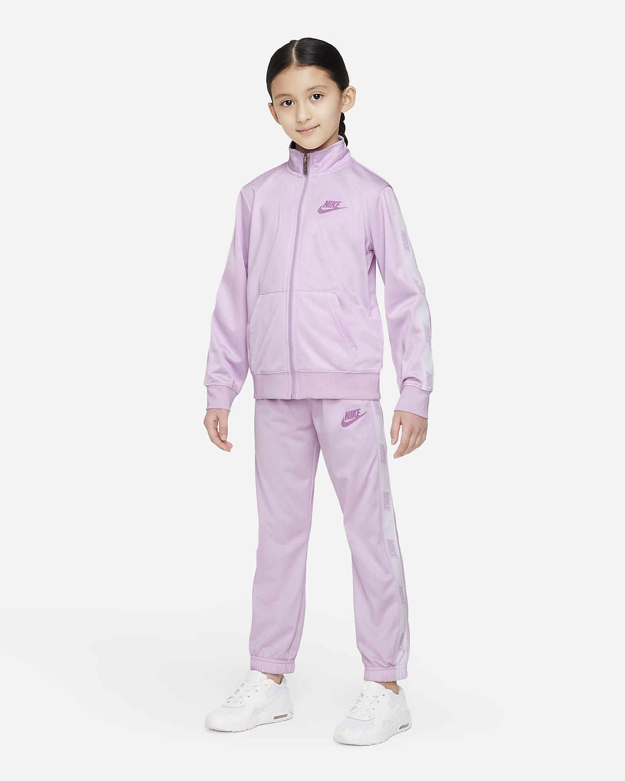 nike pink track suit