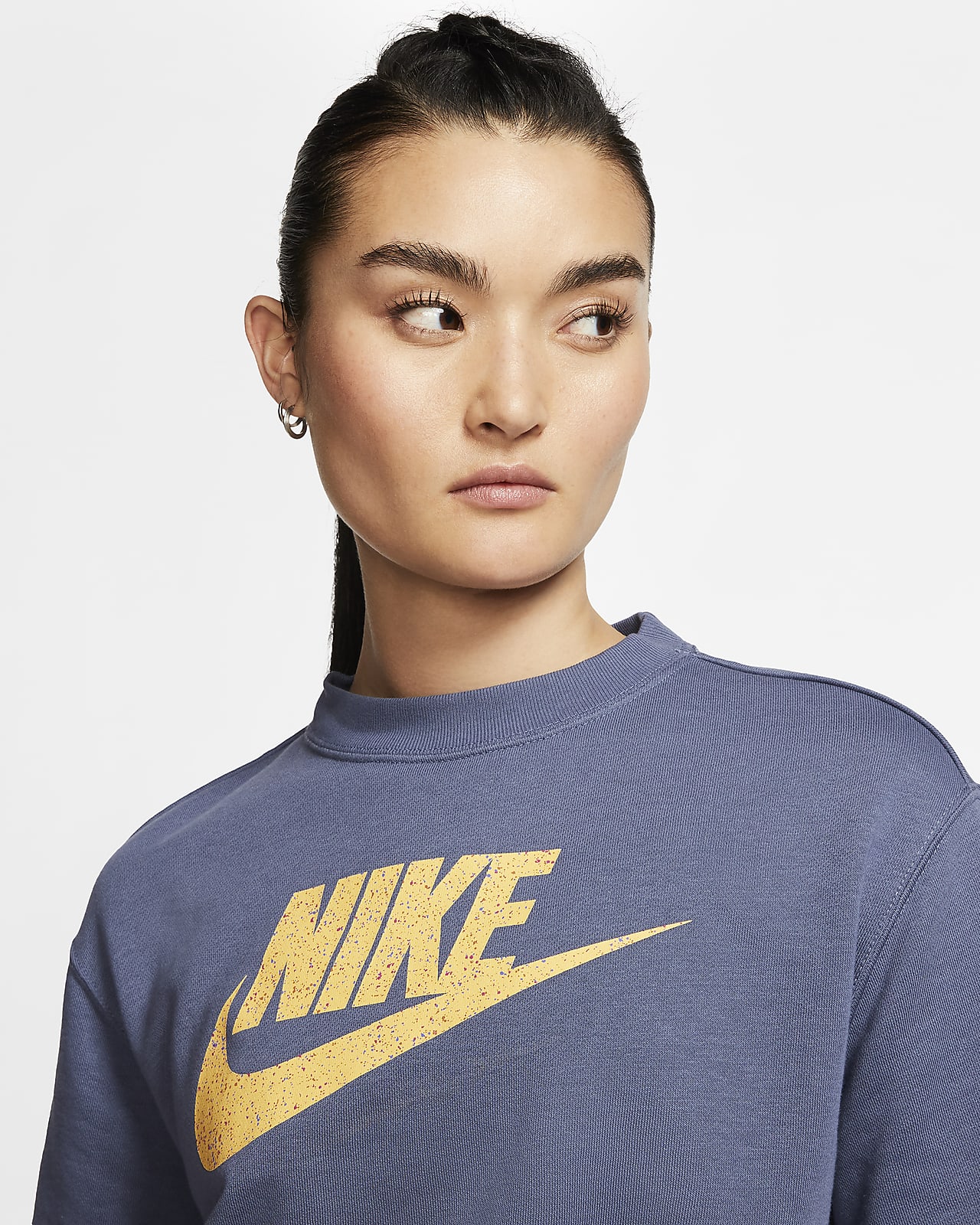 women's nike sportswear icon clash color block short
