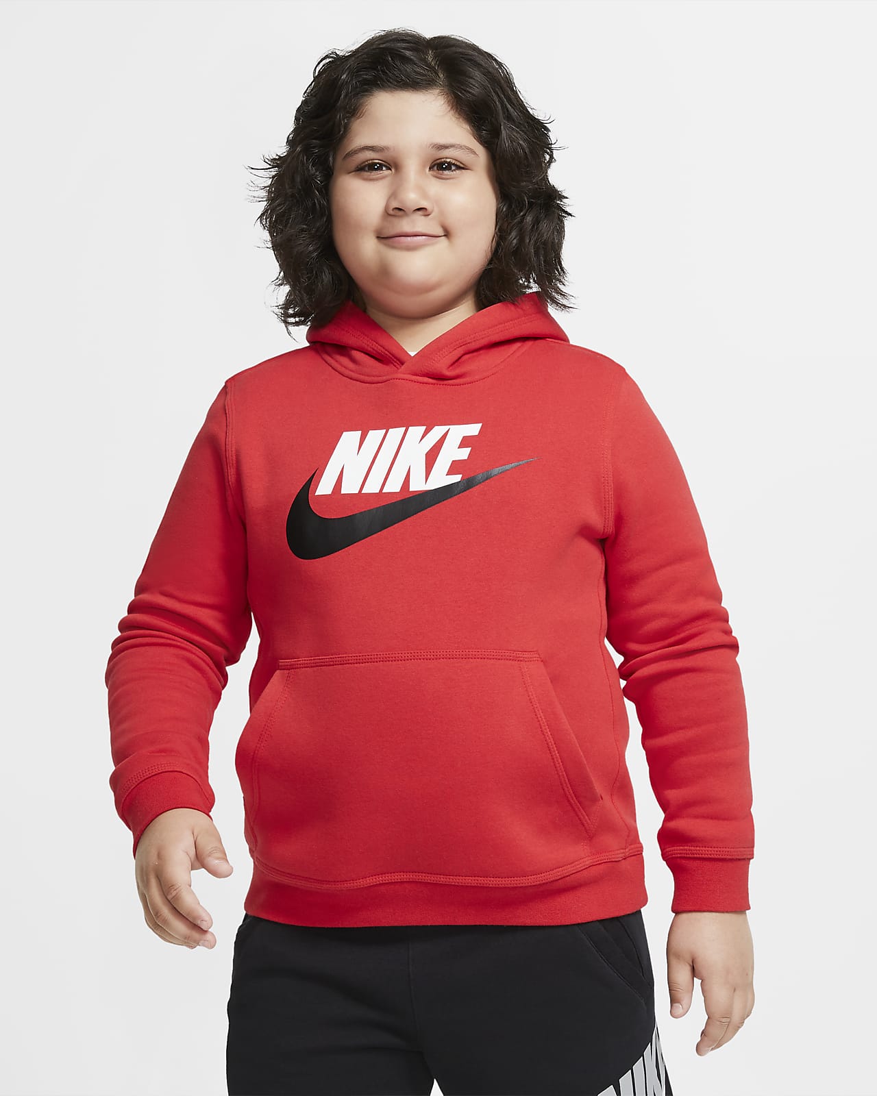 red nike hoodie youth