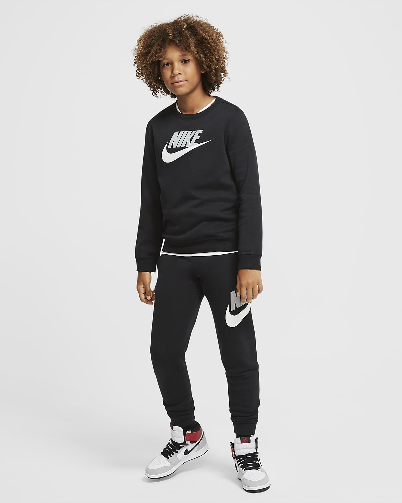 Sportswear Club Fleece Big (Boys') Crew. Nike.com