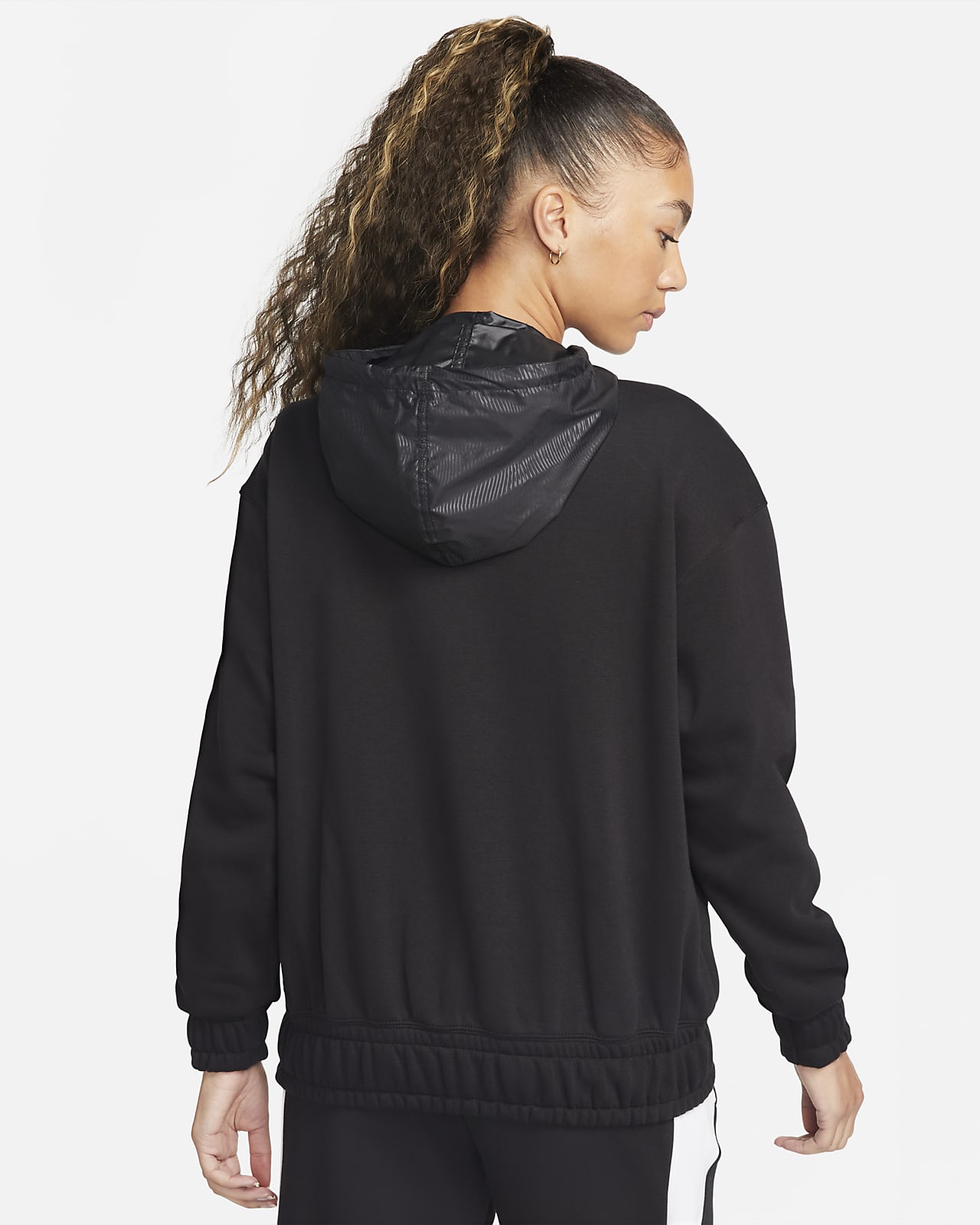 Nike Sportswear Icon Clash Women's 1/4-Zip Fleece Hoodie. Nike GB