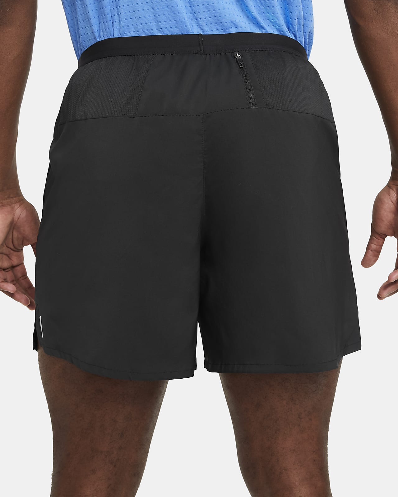 nike running shorts with back zipper