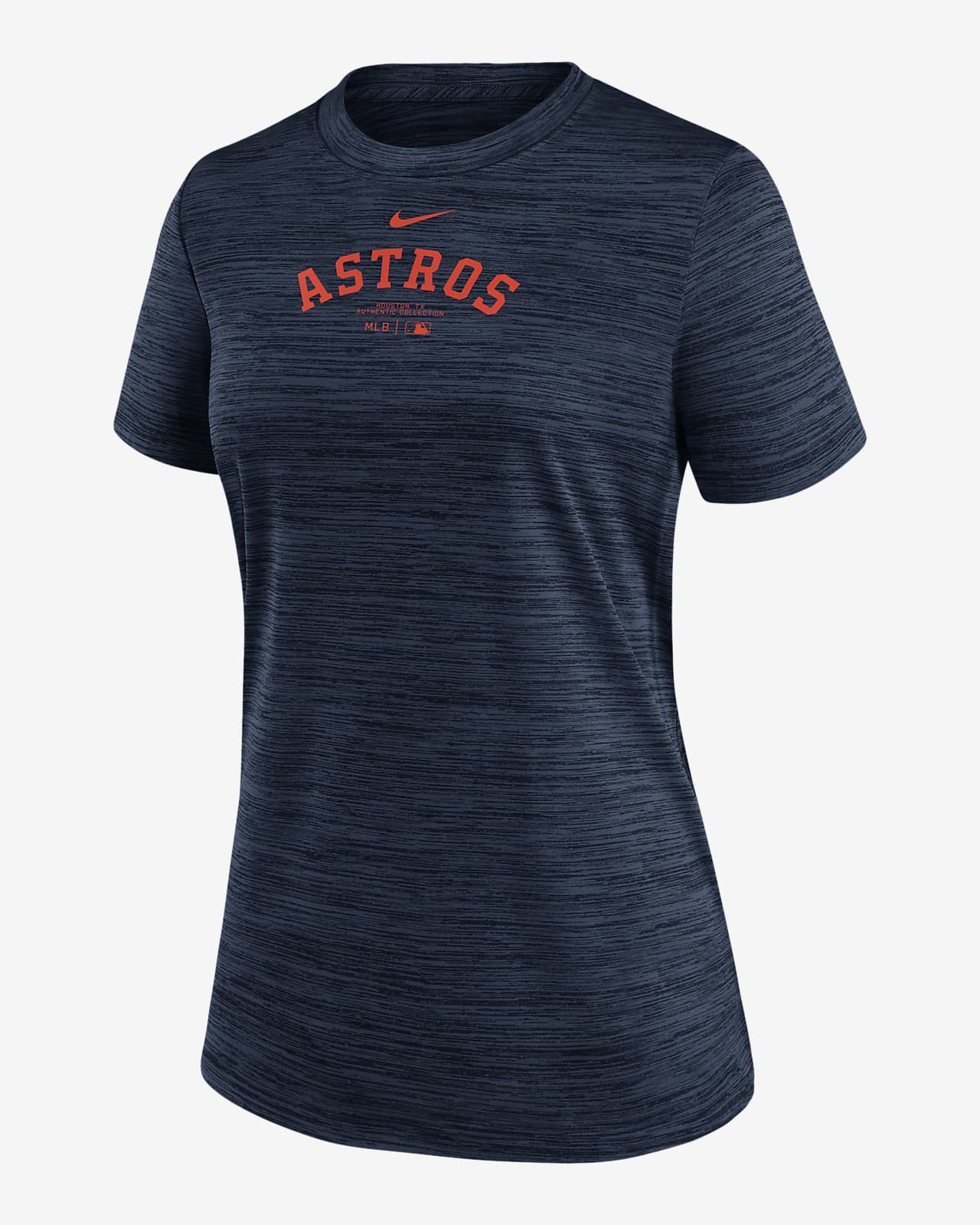 Houston Astros Authentic Collection Practice Velocity Women's Nike Dri-FIT MLB T-Shirt