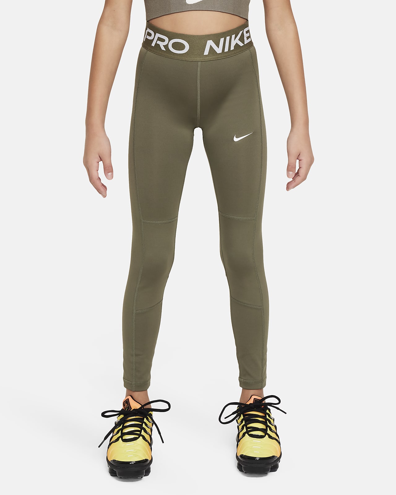 Nike Pro Leak Protection：生理期專用女童 Dri-FIT 內搭褲