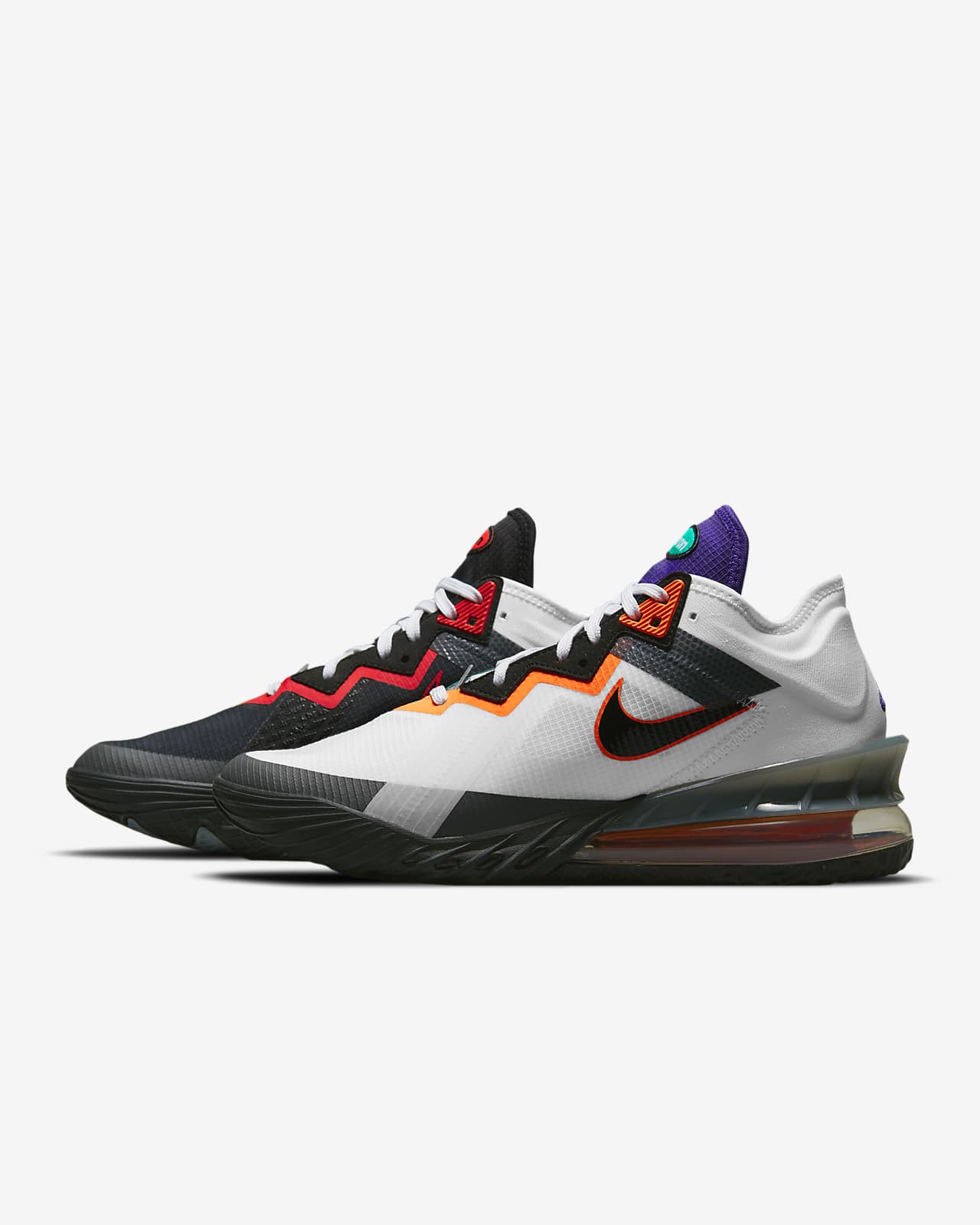 nike lebron 18 low miami men's basketball shoes stores