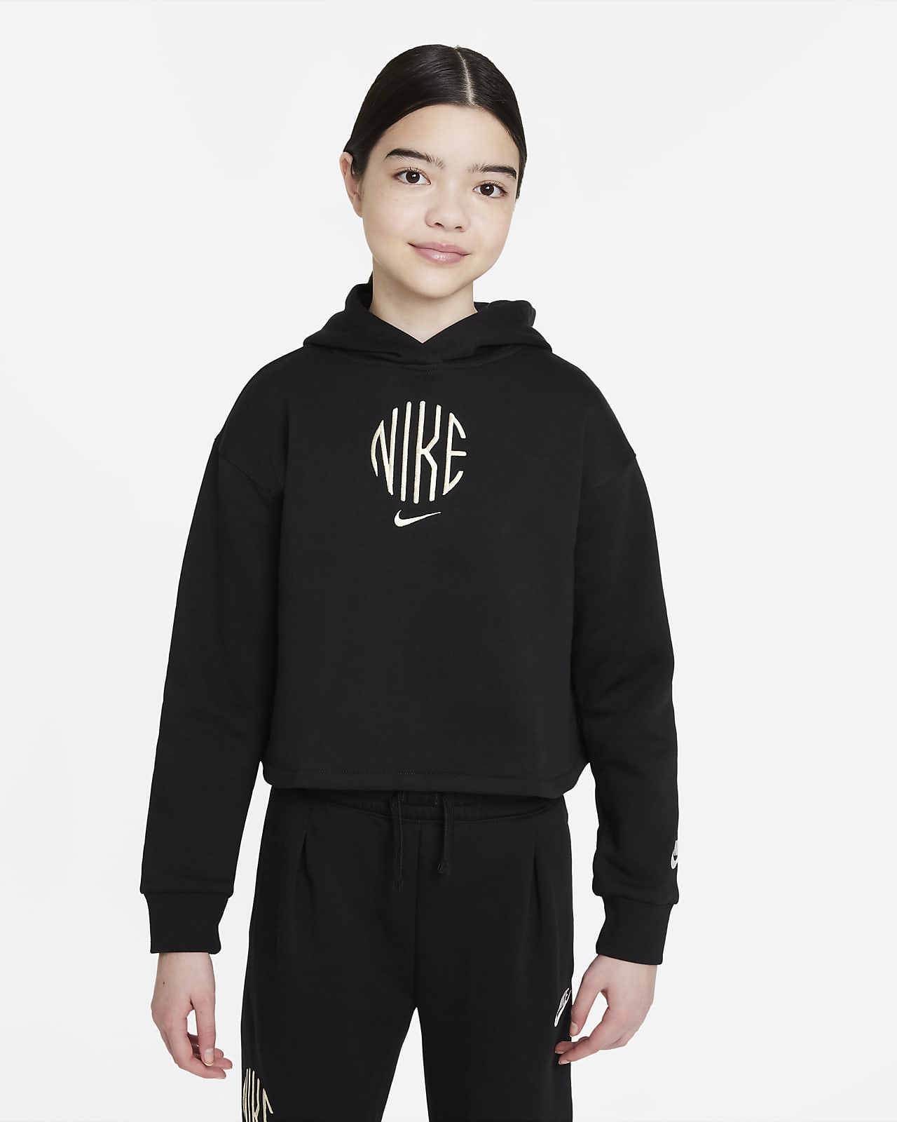 Nike Sportswear Hoodie aus French-Terry-Material für ältere Kinder (Mädchen)