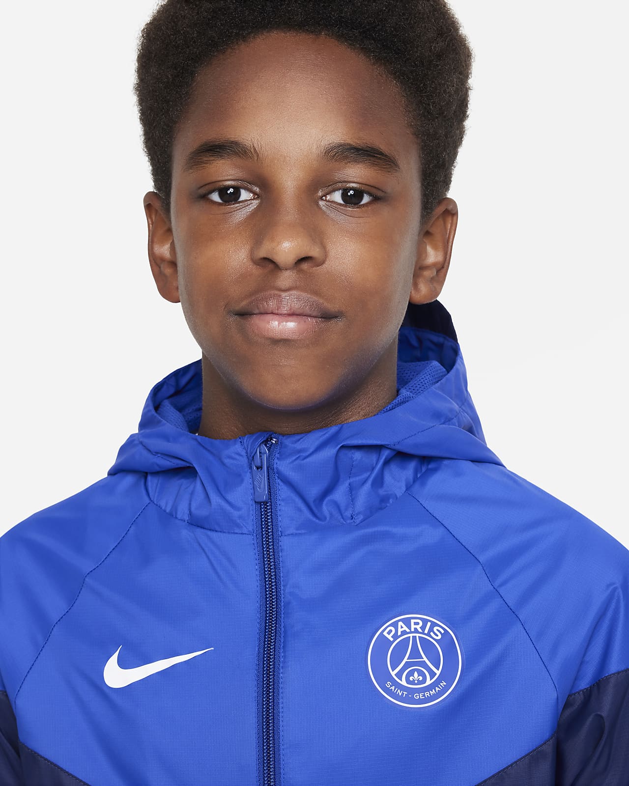 Paris Saint-Germain Older Kids' Hooded Jacket. Nike LU