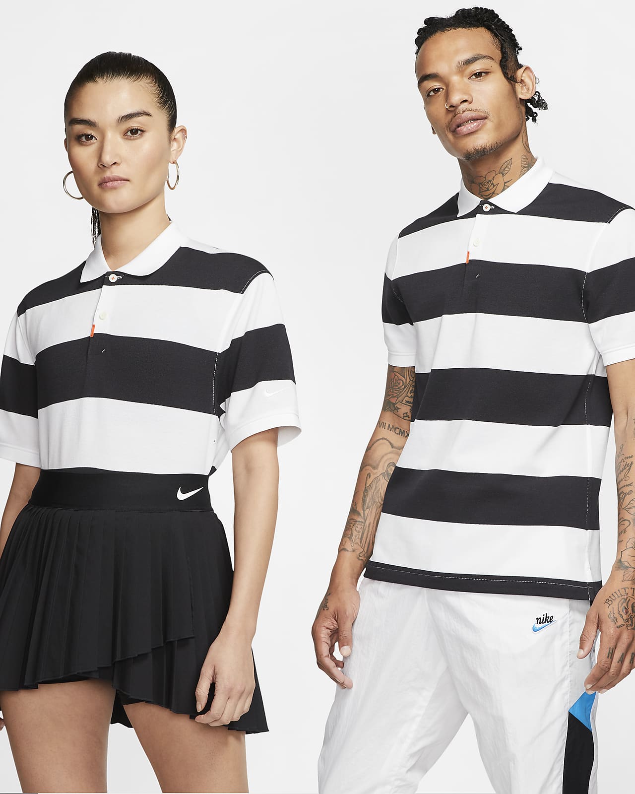 polo nike a righe