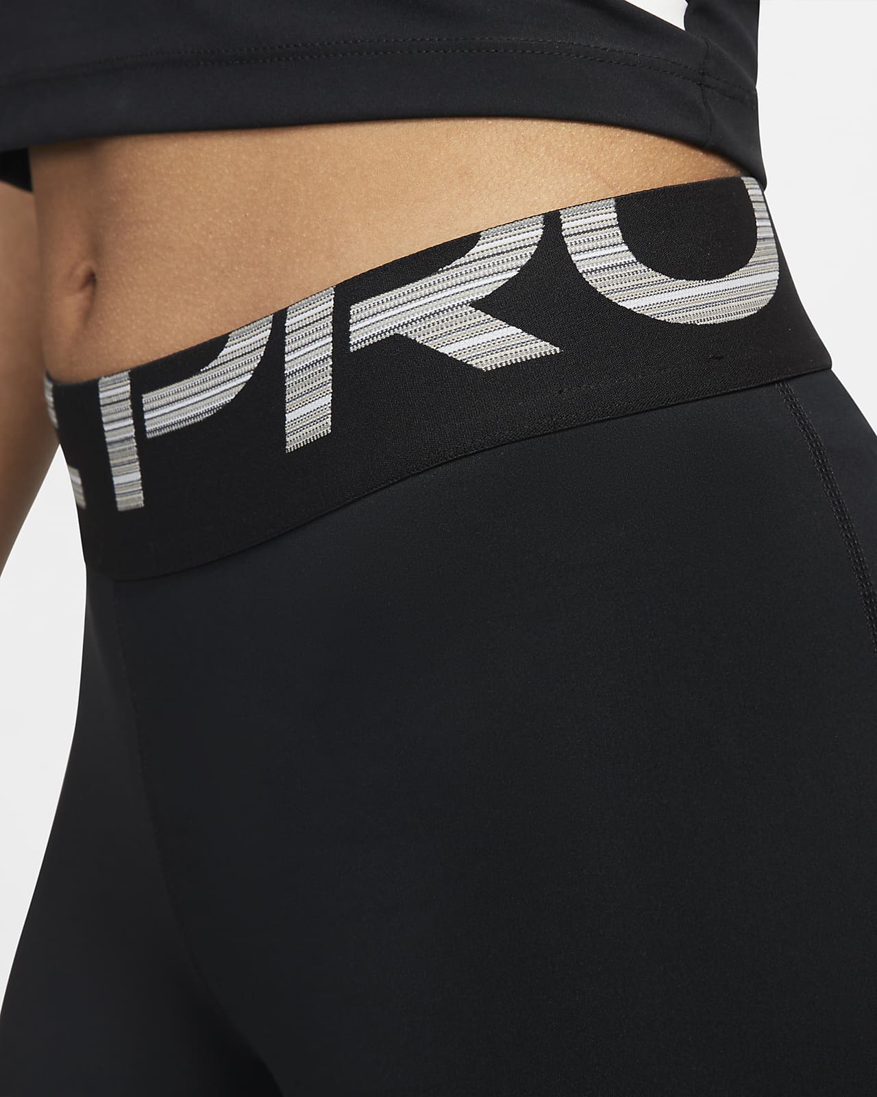 NIKE Pro Dri-FIT Leggings - Black - Women's - Size: M