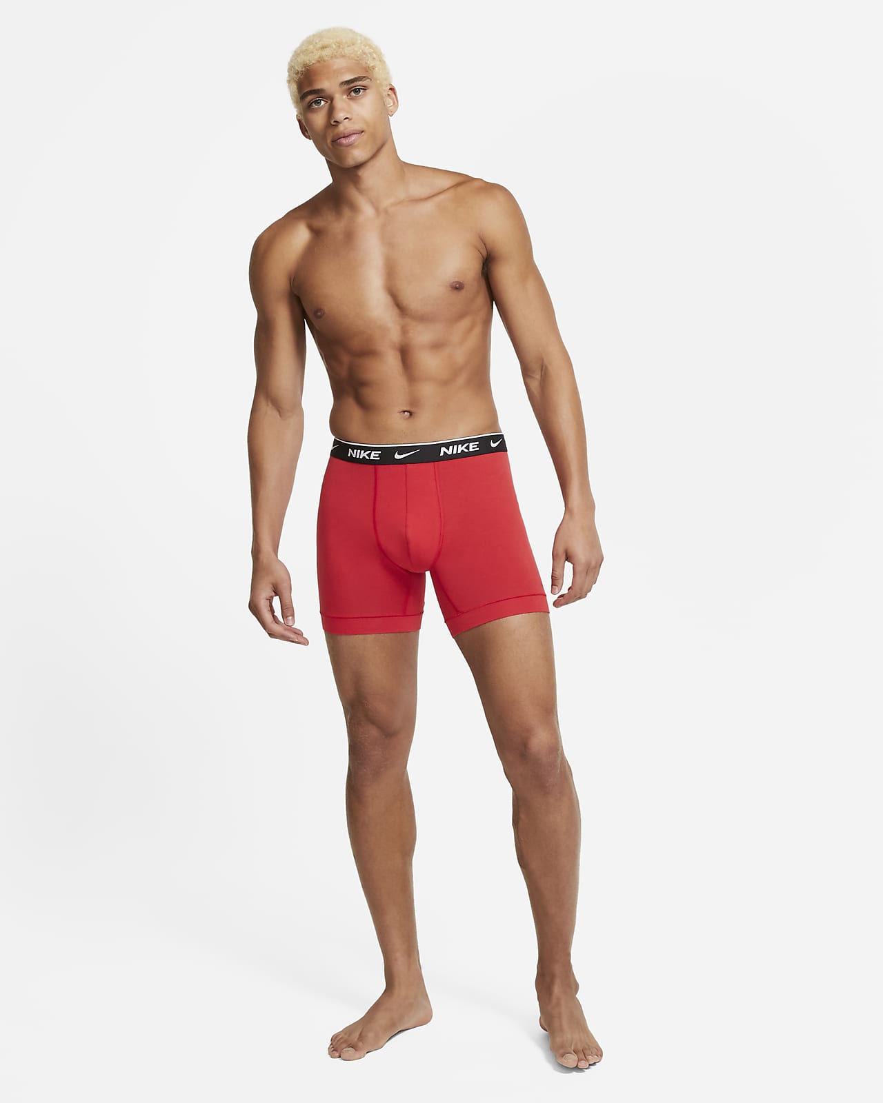 Calzoncillos bóxer para hombre Nike Everyday Cotton Stretch (paquete de  tres). Nike.com