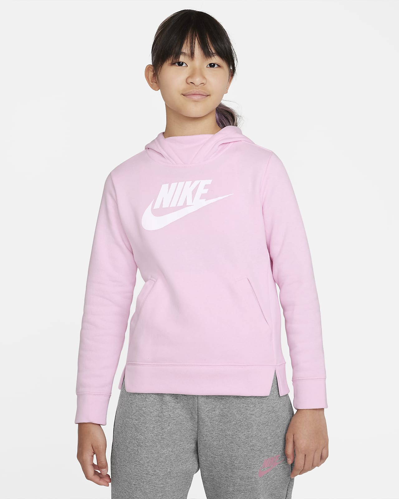 Galleta cobija Calumnia Nike Sportswear Girls' Pullover Hoodie. Nike.com