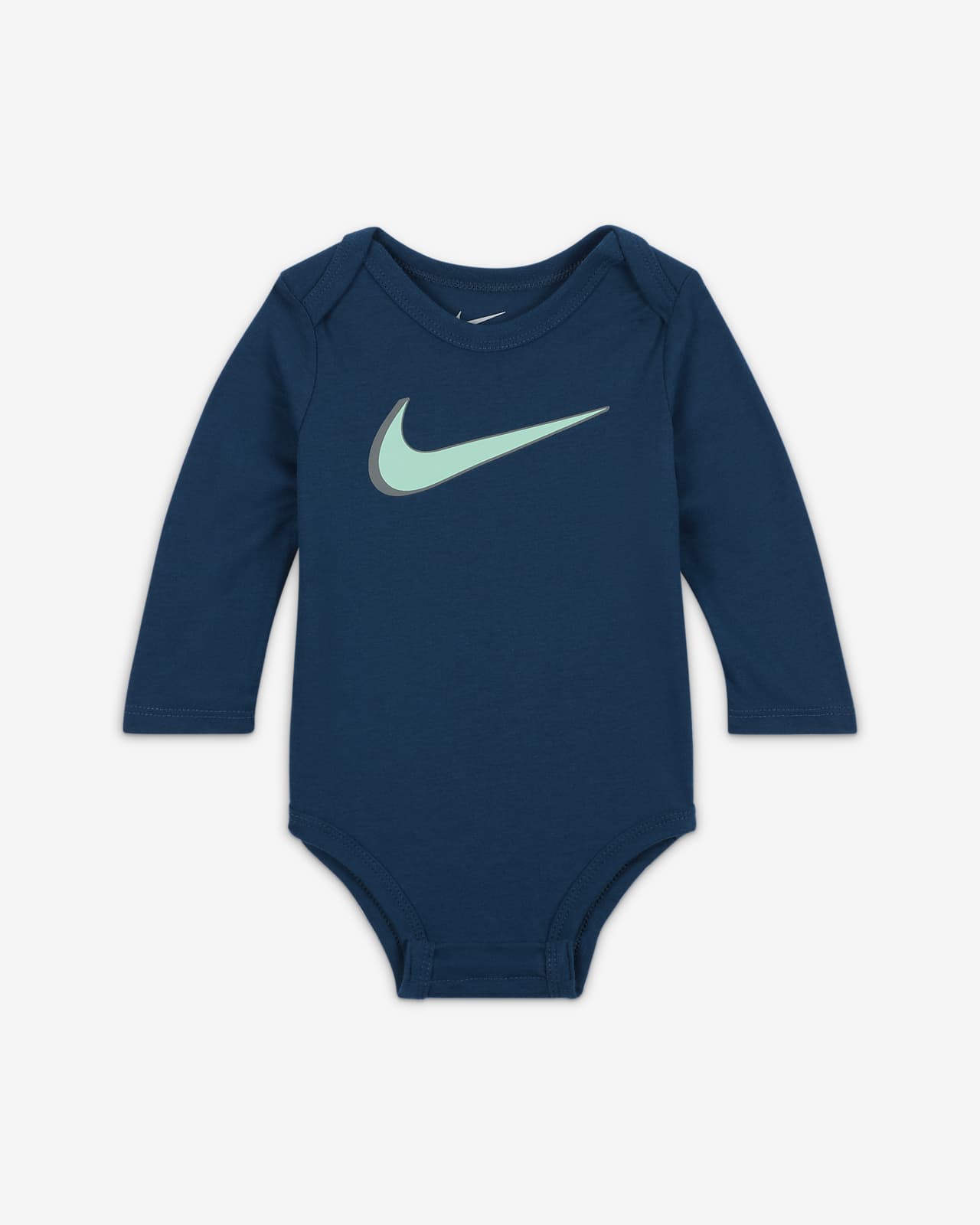 Conjunto de monos de manga larga para bebé a 9 meses) Sportswear piezas). Nike.com