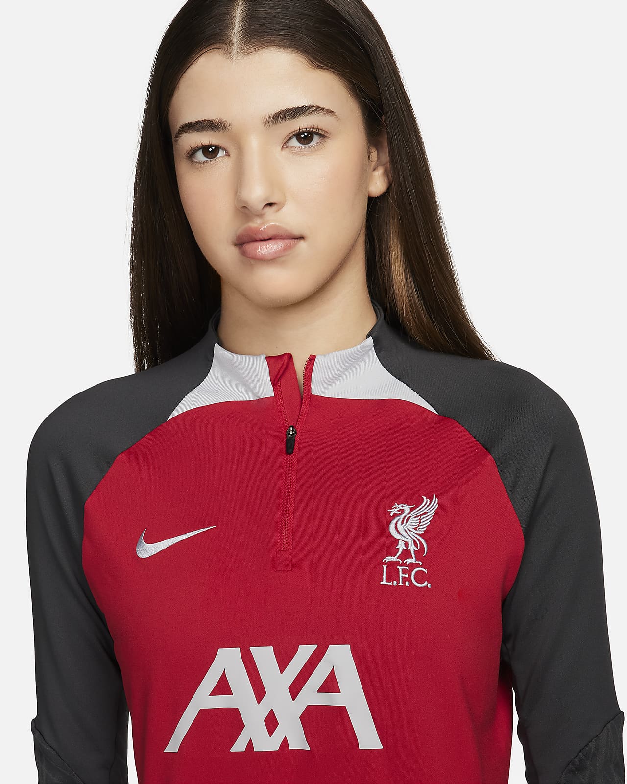 Nike Liverpool FC Strike Dri-FIT Soccer Drill Top 2023/24 - Red, Black &  White