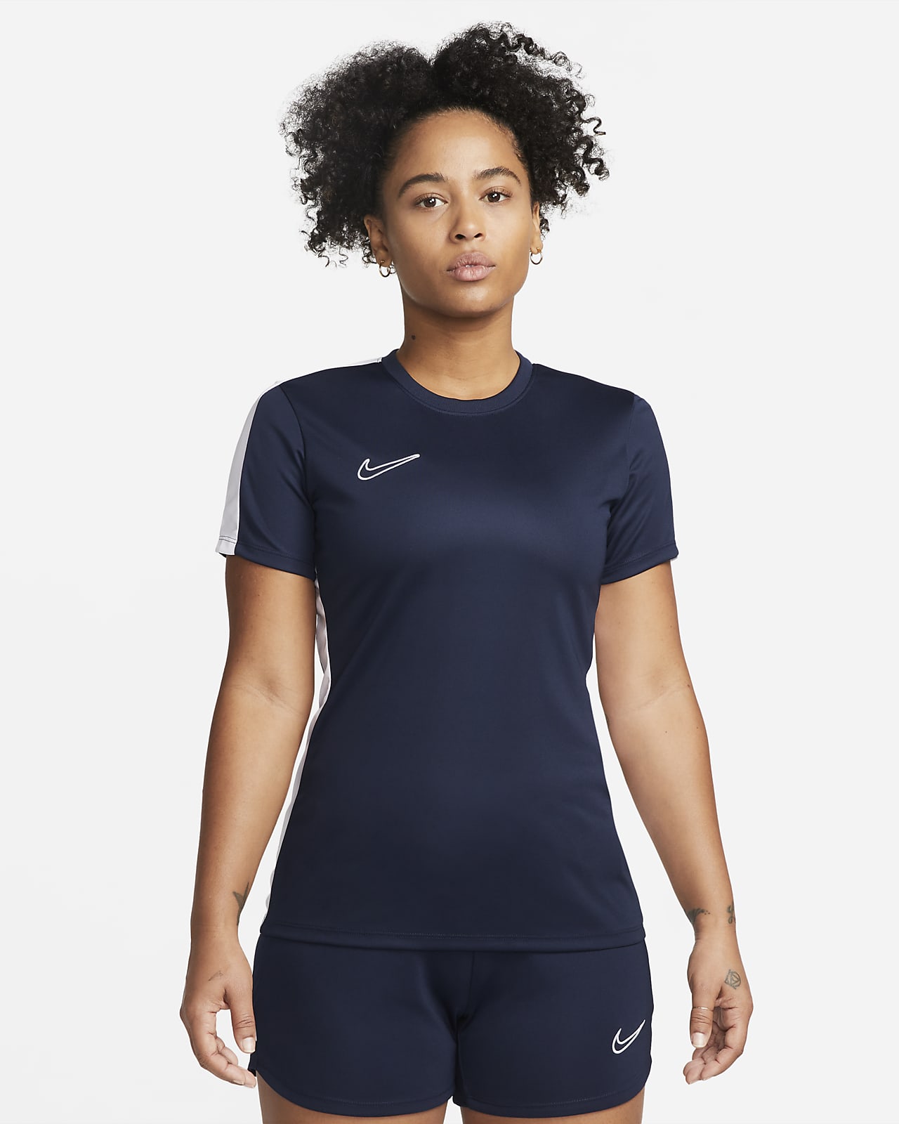 Haut de football à manches courtes Nike Dri-FIT Academy pour Femme