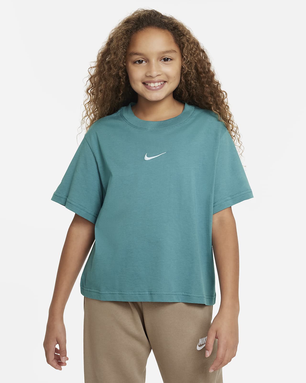 slecht humeur Boodschapper Uitputting Nike Sportswear Older Kids' (Girls') T-Shirt. Nike ID
