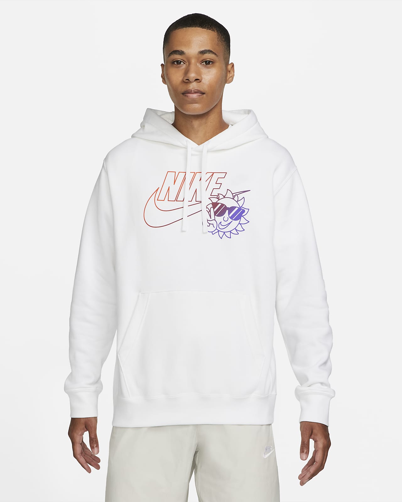 nike sweatshirt fleece pullover hoodie