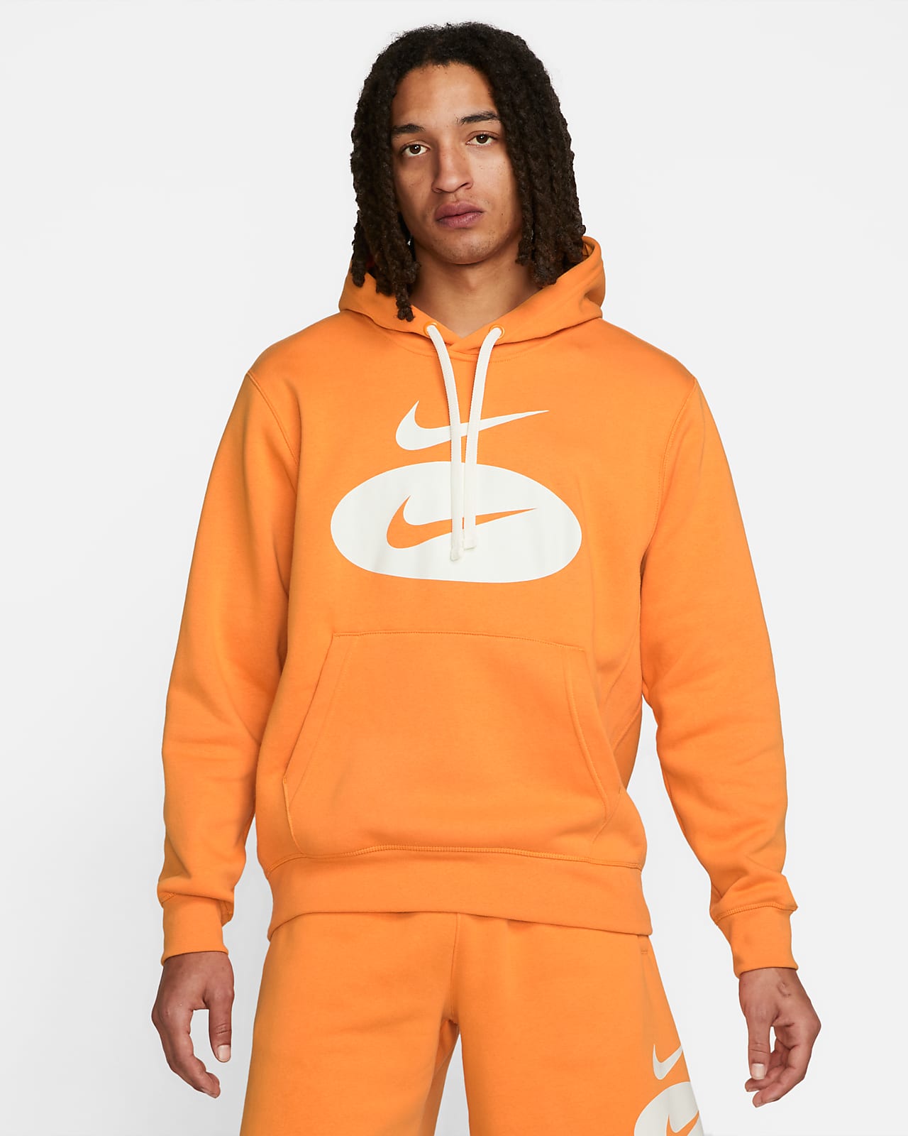 Sudadera con gorro sin cierre de tejido Fleece para hombre Nike Sportswear Swoosh League