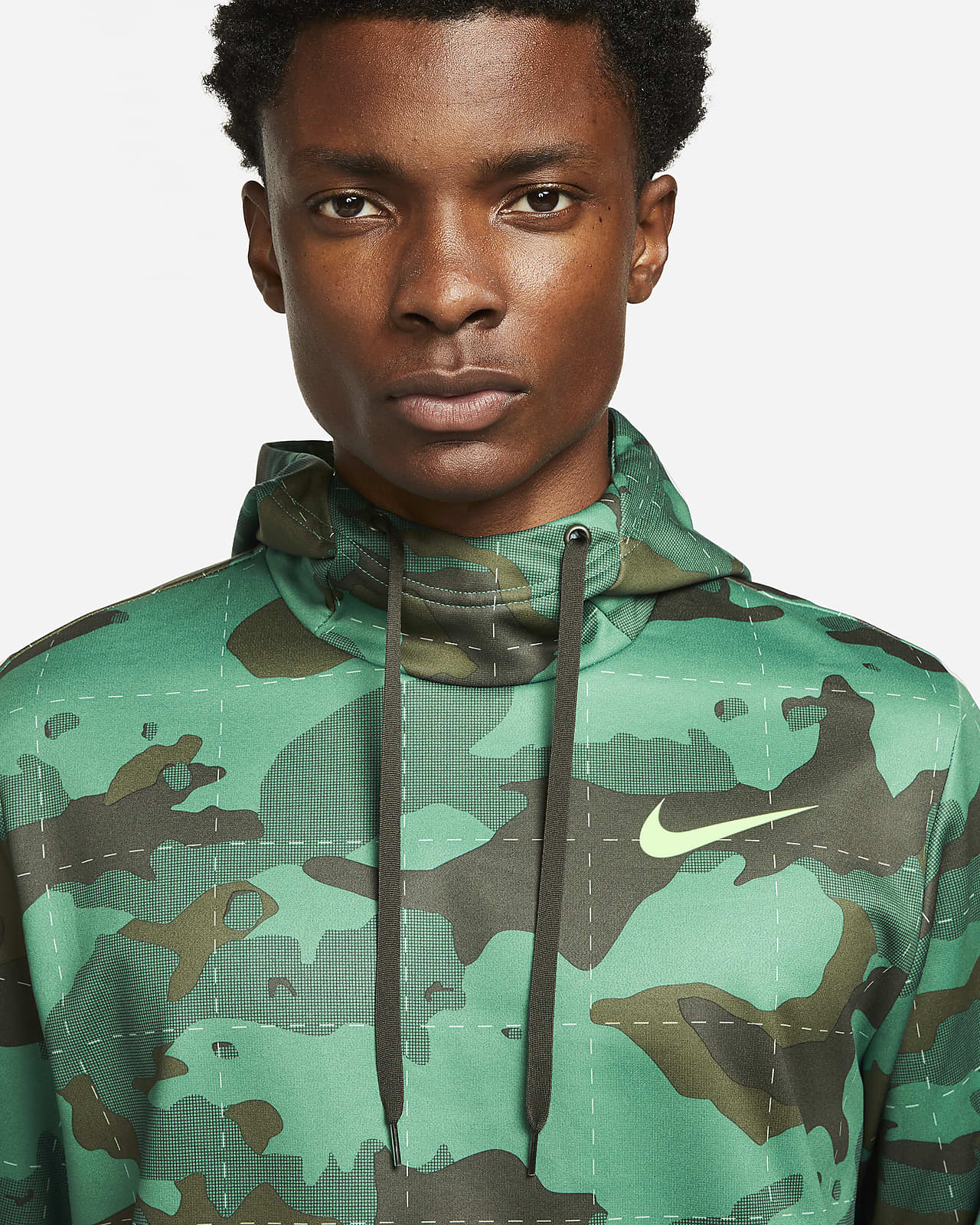 nike camo training hoodie