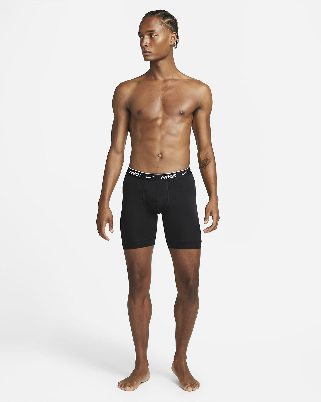 Nike Dri-FIT Essential Cotton Stretch Boxer Briefs 3-Pack Underwear Men's  Size L