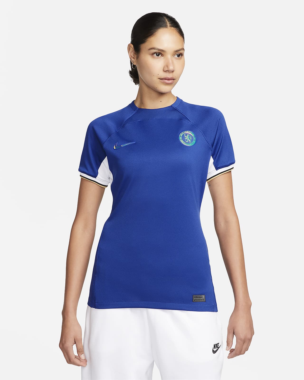 Mulher Camisola Chantelle Boye-Hlorkah #11 Azul Claret Principal 2023/24  Camisa Brasil