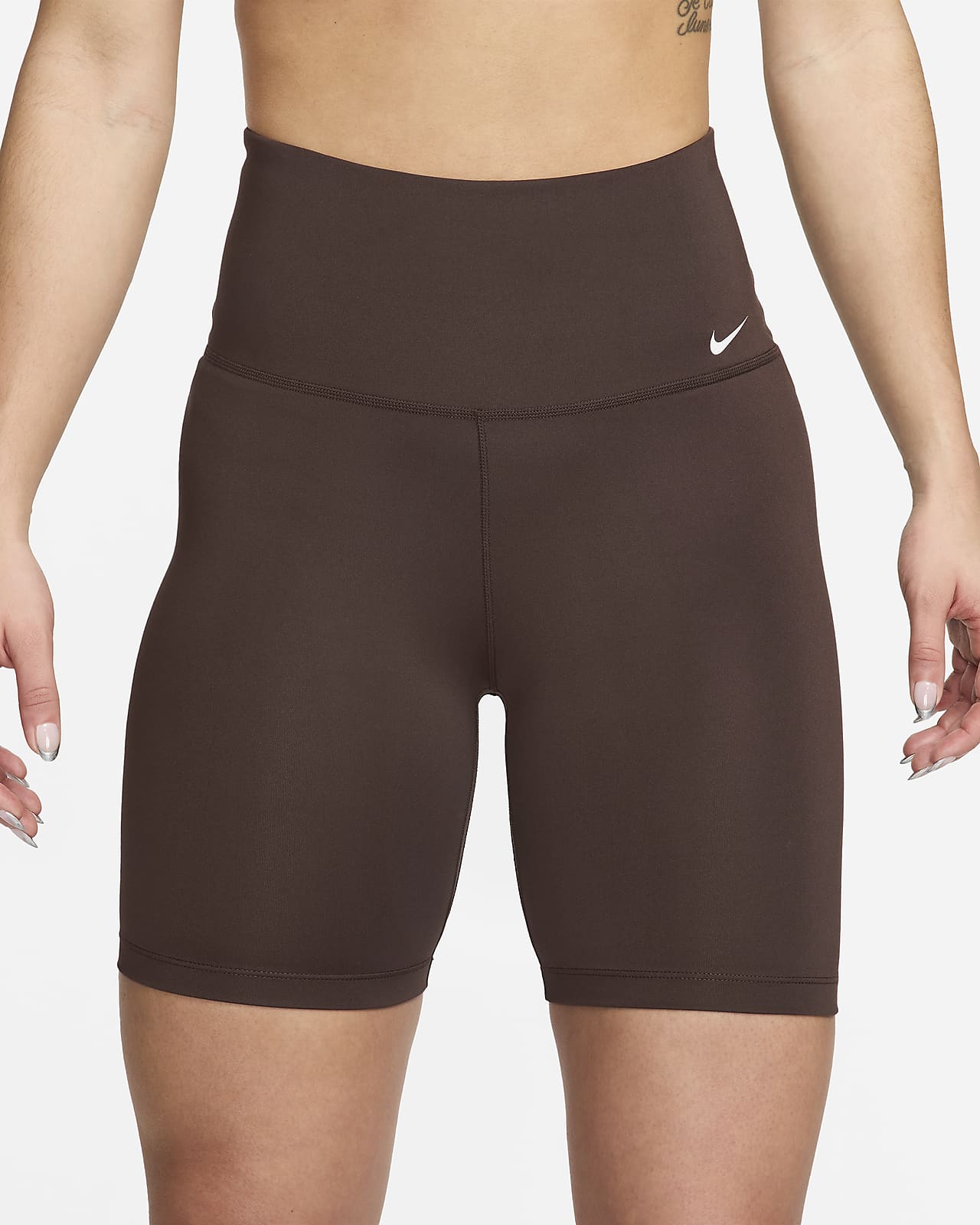 Nike One Leak Protection: Period Older Kids' (Girls') High-Waisted 18cm  (approx.) Biker Shorts