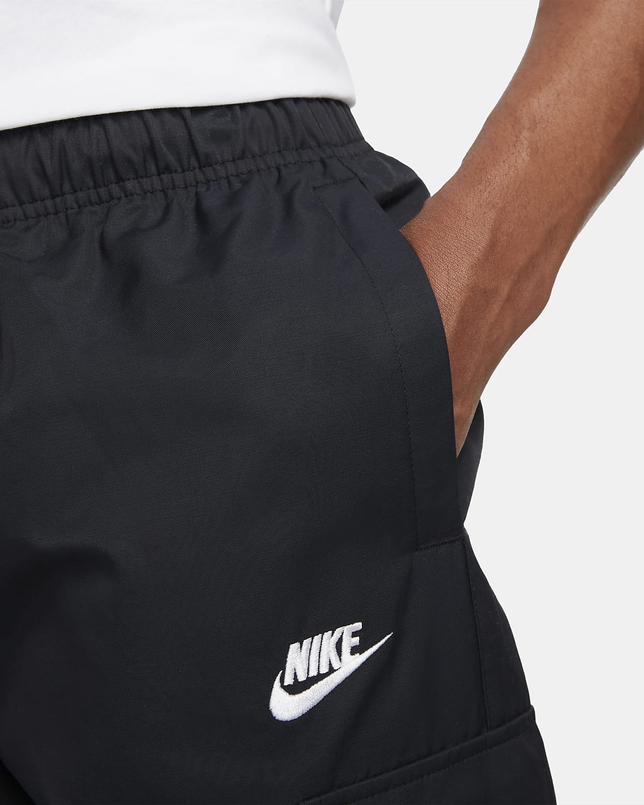 Calças entrançadas Nike Sportswear Repeat para homem. Nike PT
