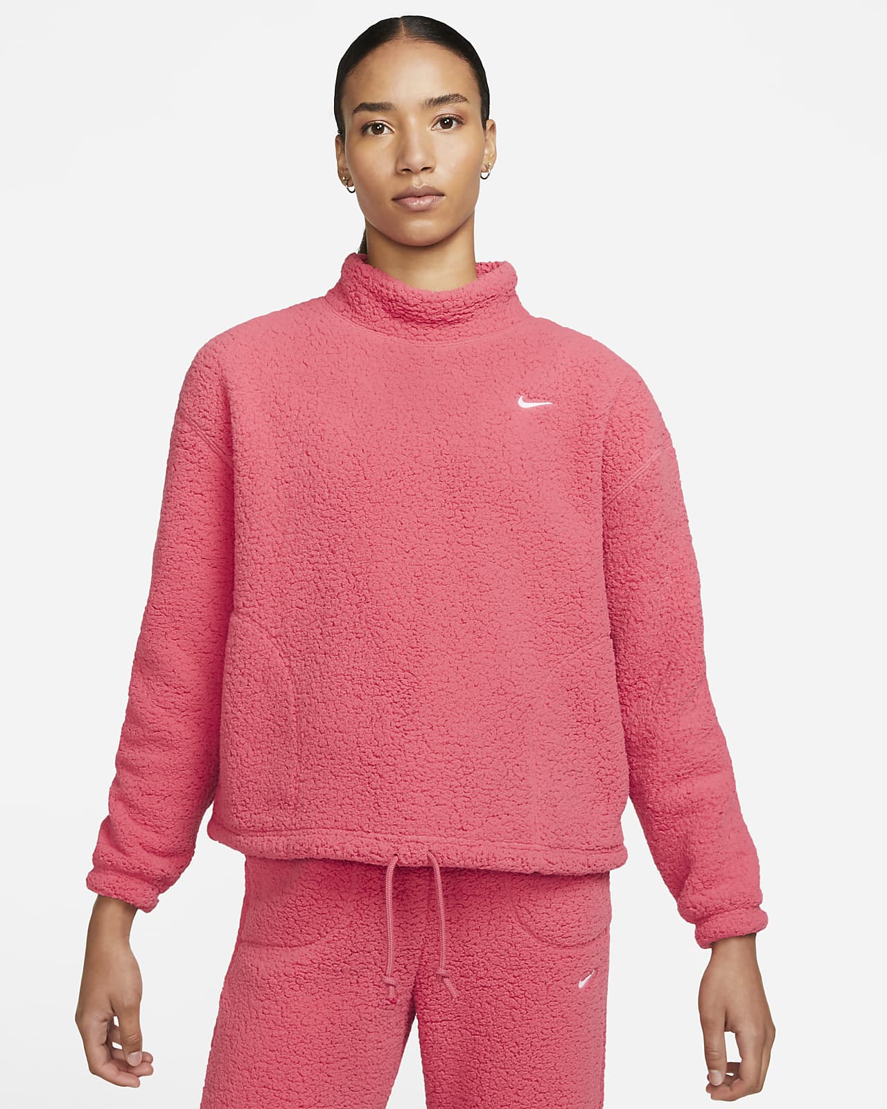 Nike Therma-FIT Fleece Kadın Antrenman Sweatshirt'ü