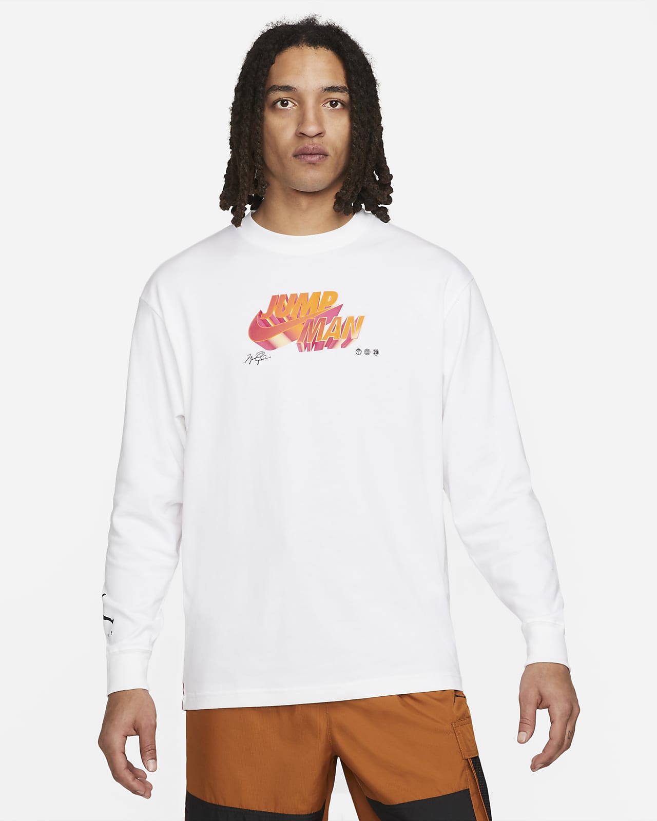 Jordan Jumpman Men's Long-Sleeve T-Shirt - White