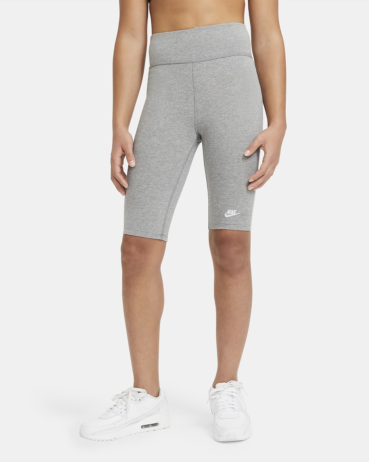 Shorts de ciclismo de tiro alto de 23 cm para niña talla grande Nike  Sportswear. Nike.com
