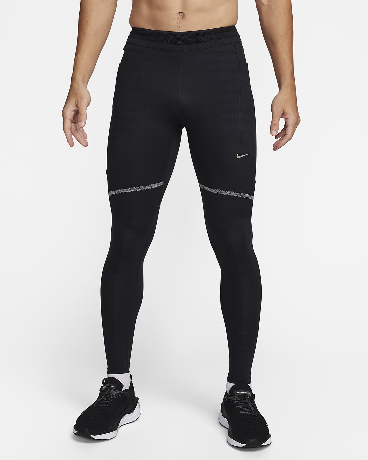 Nike Mens Dri-FIT ADVV Recovery Tights (Iron Grey/Black/Black)