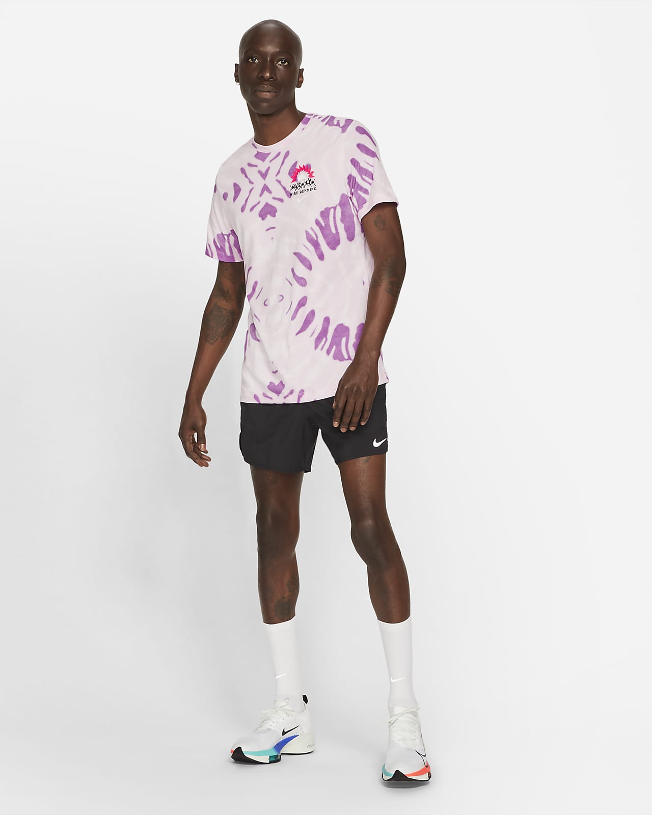 playera nike running hombre