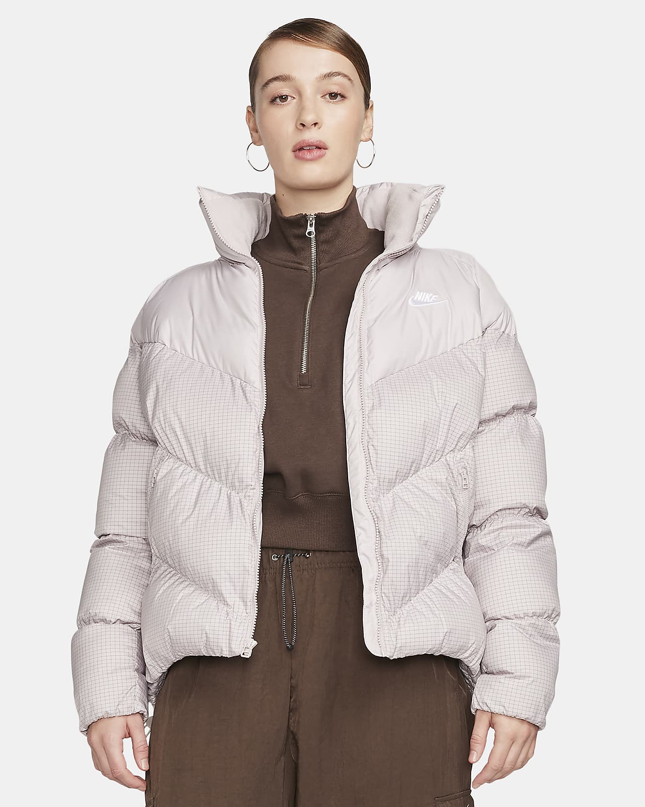 Womens Faux Fur Cropped Jacket Coat Size 12 8 10 14 6 Black Grey