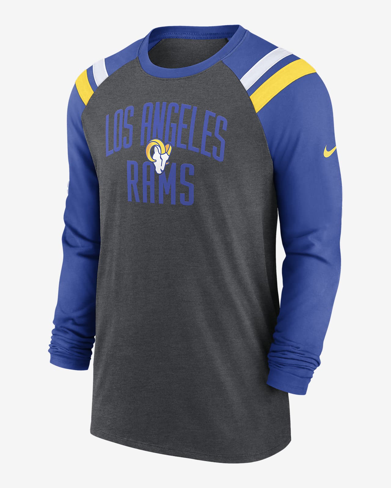 Playera de manga larga para hombre Nike Athletic Fashion (NFL Los Angeles  Rams). 