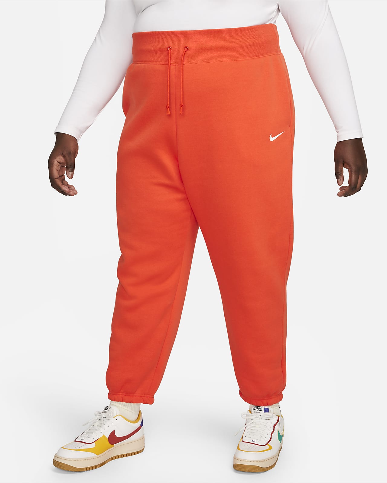 Temeridad Seguro Opiáceo Pants de entrenamiento oversized de cintura alta para mujer (talla grande)  Nike Sportswear Phoenix Fleece. Nike.com