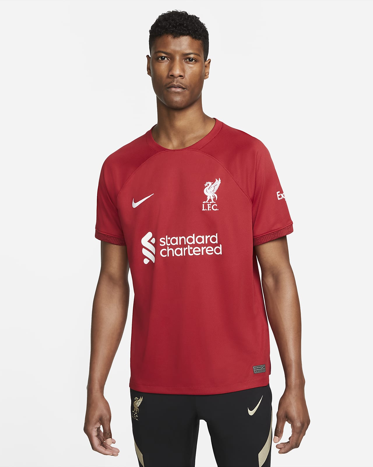 Męska koszulka piłkarska Nike Dri-FIT Liverpool F.C. 2022/23 Stadium (wersja domowa)