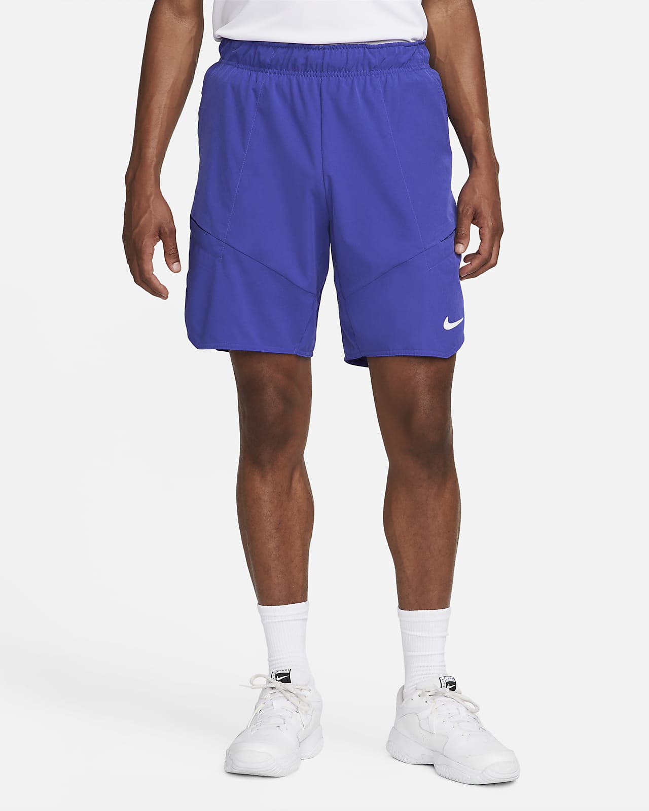 Nike blue tennis shorts clearance