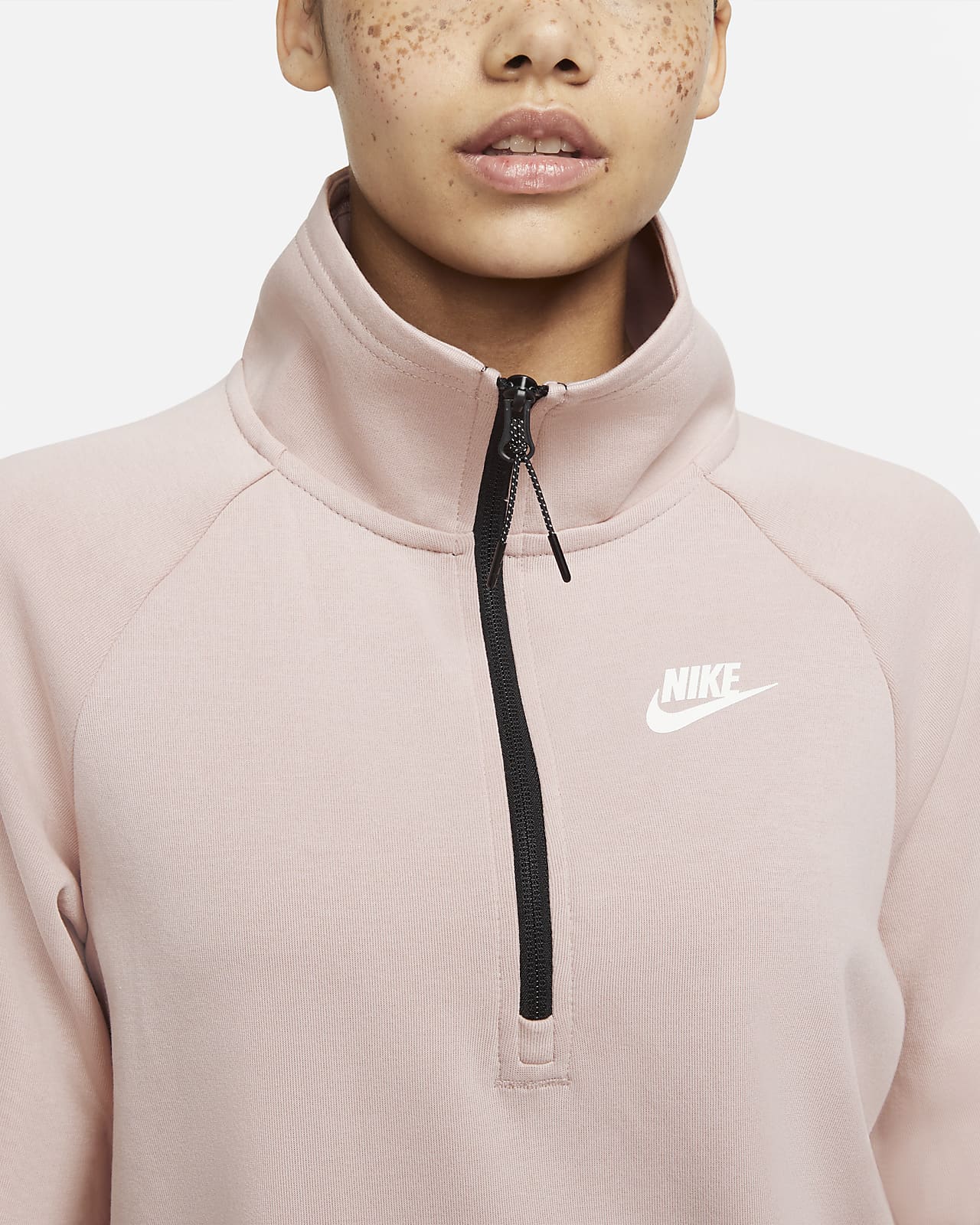 Prenda para la superior con cierre de 1/4 para mujer Nike Sportswear Tech  Fleece. Nike MX
