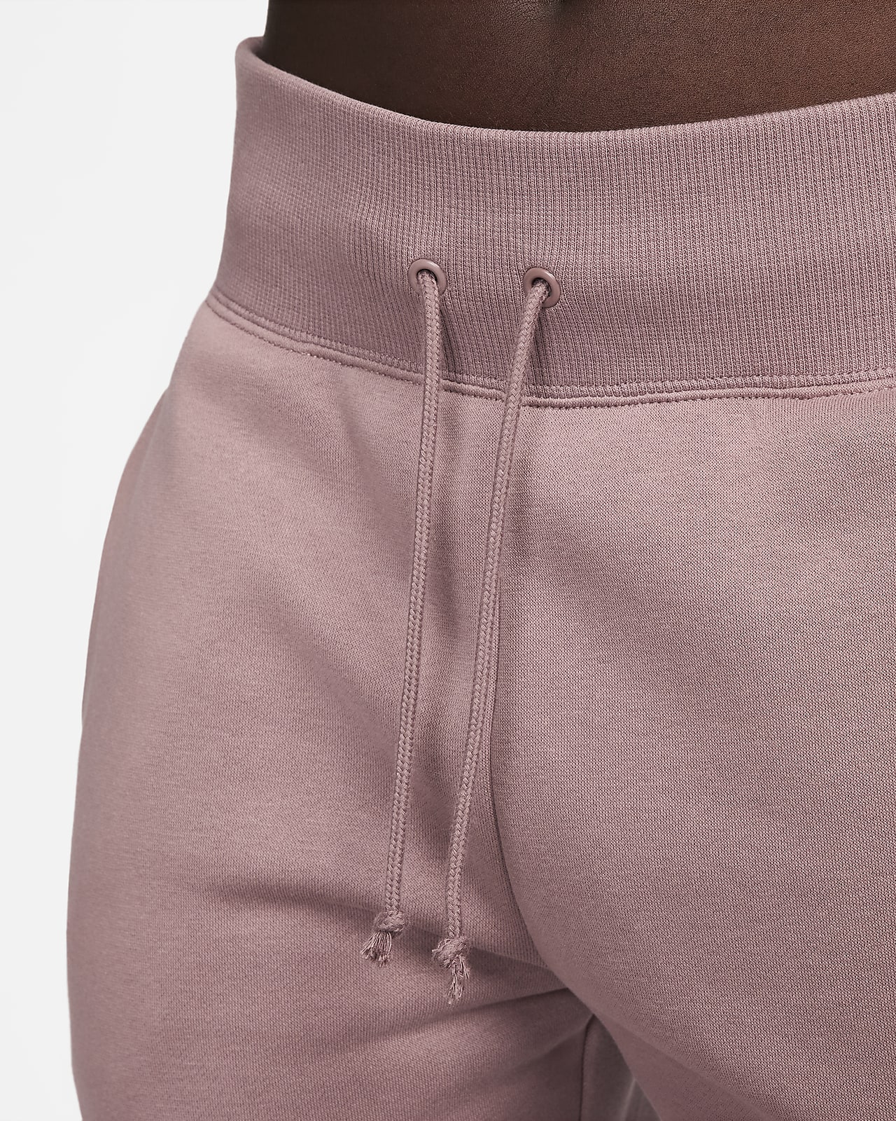 Nike Womens Sweatpants Size Medium Pink Flare Leg Logo Drawstring Relaxed  Fit